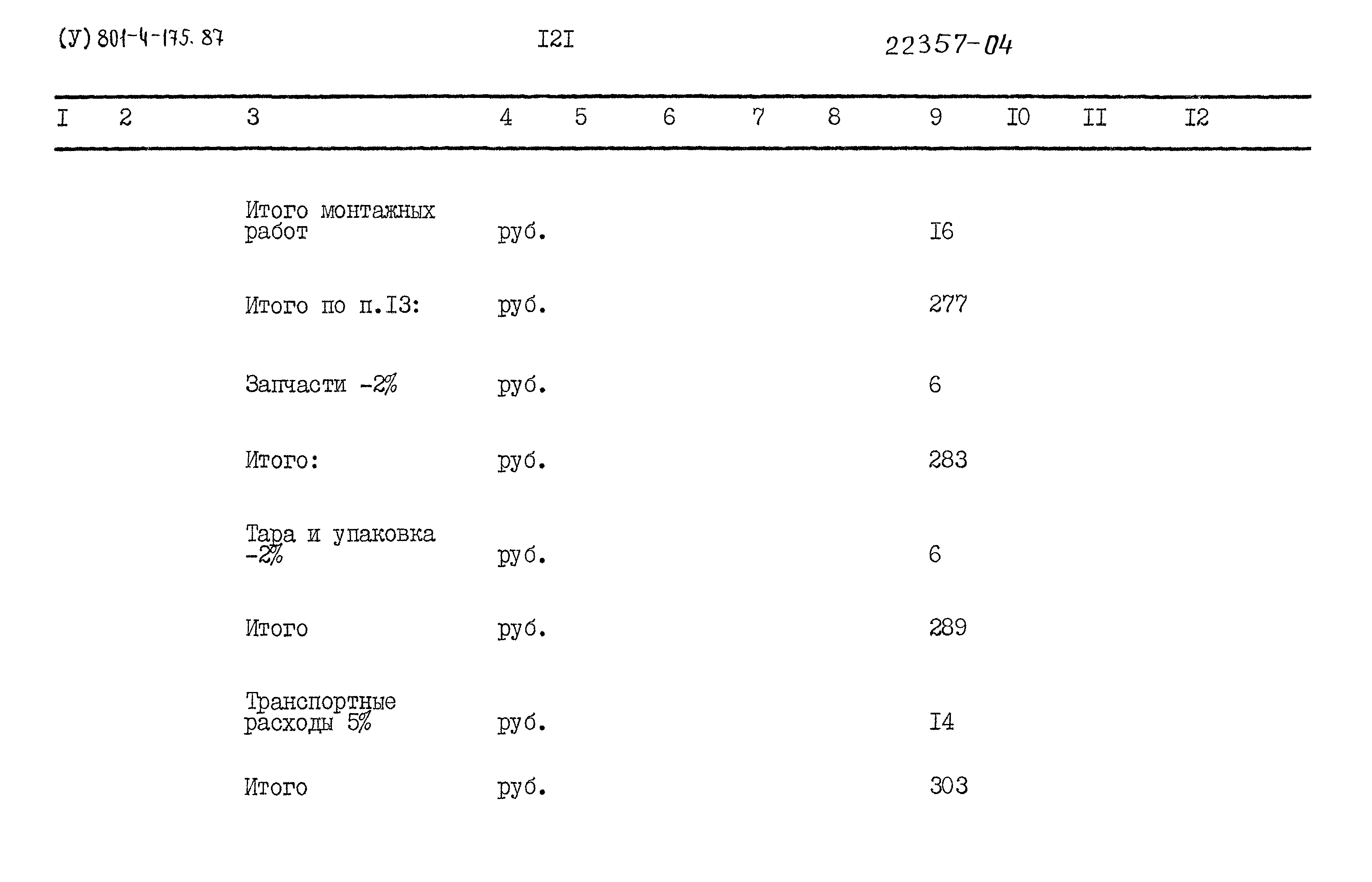 Типовой проект 801-4-175.87