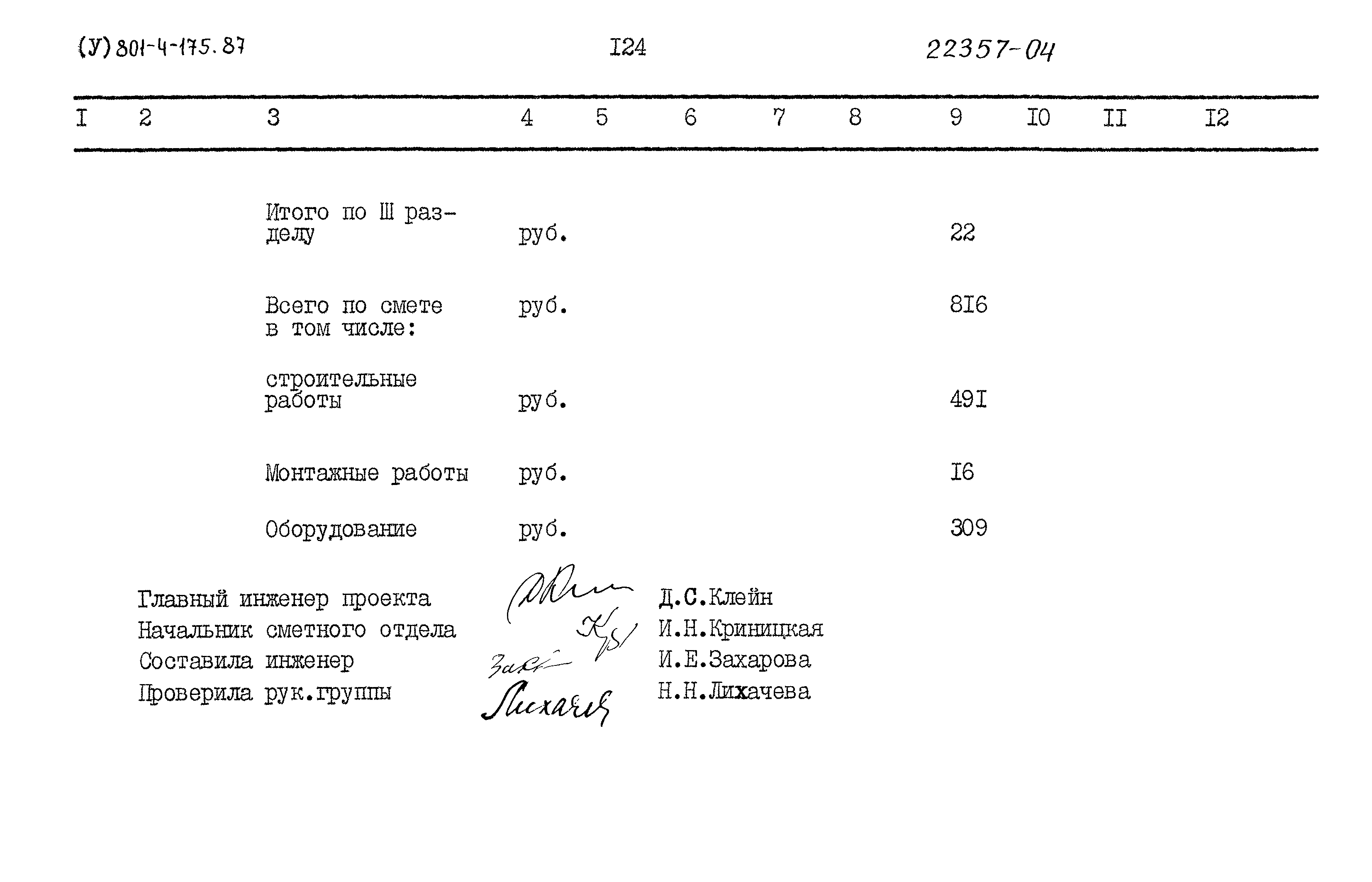 Типовой проект 801-4-175.87