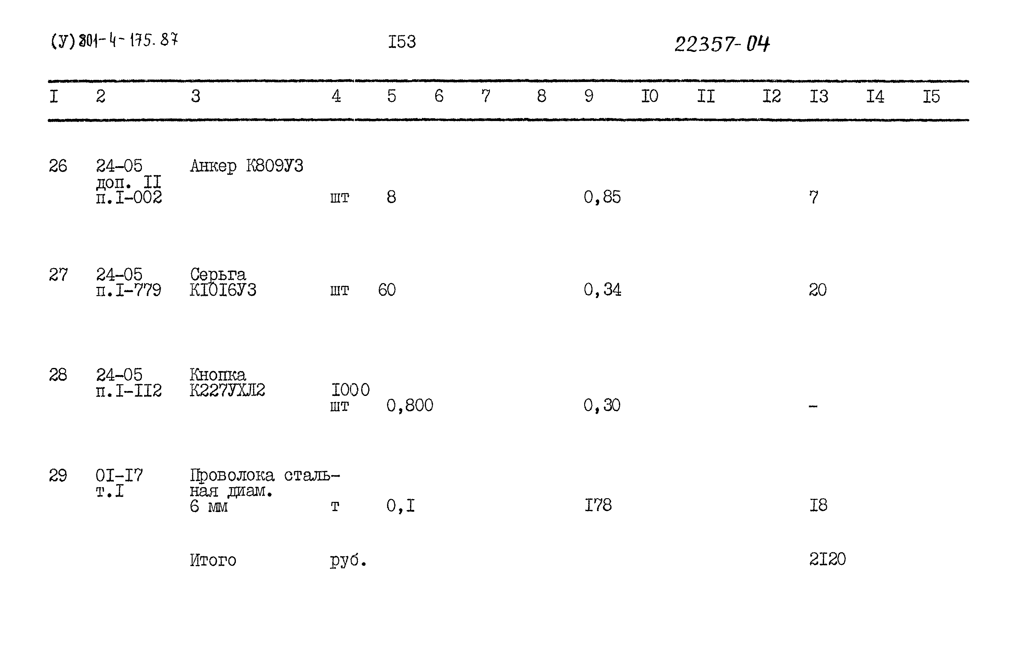 Типовой проект 801-4-175.87
