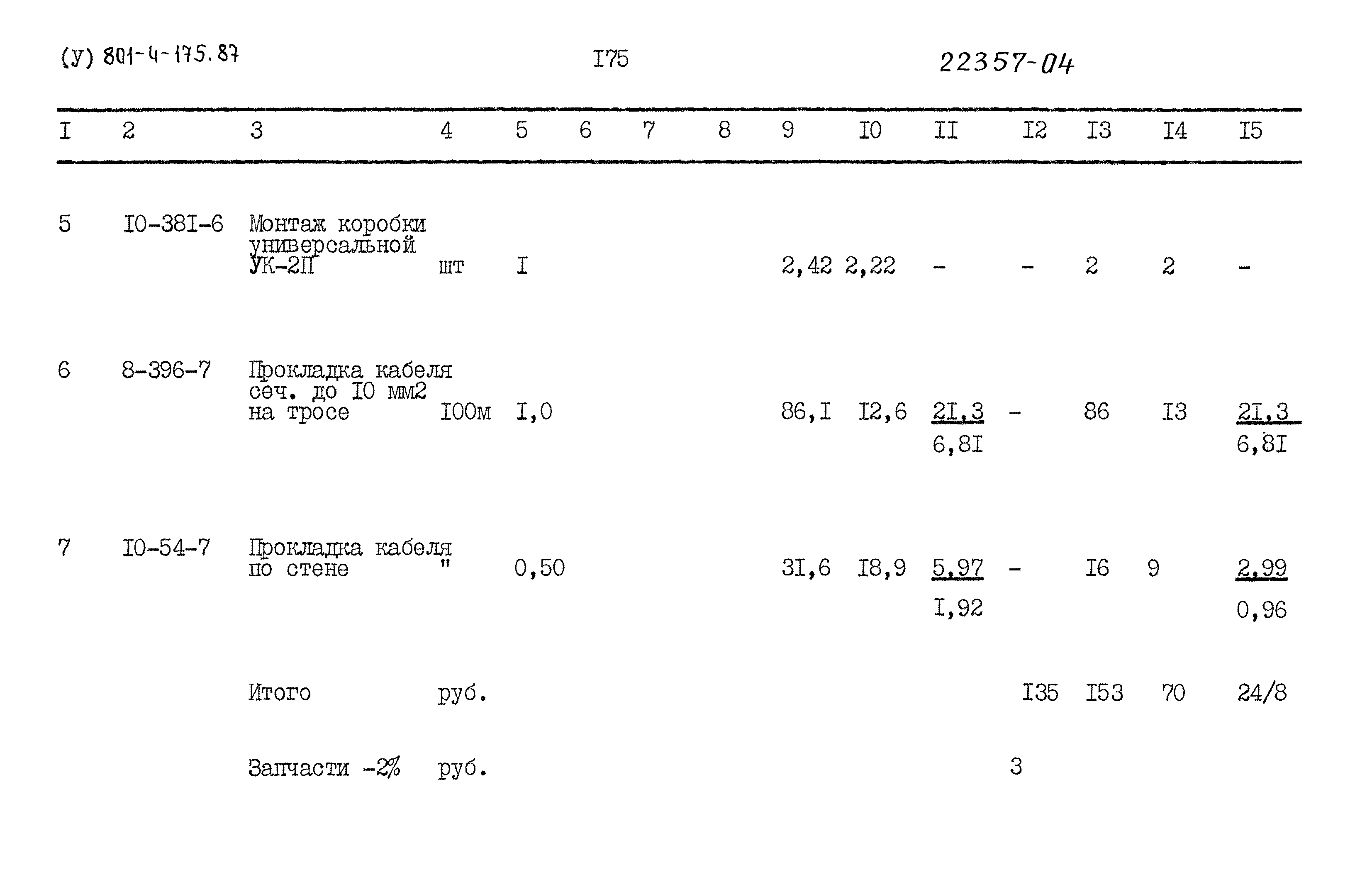 Типовой проект 801-4-175.87