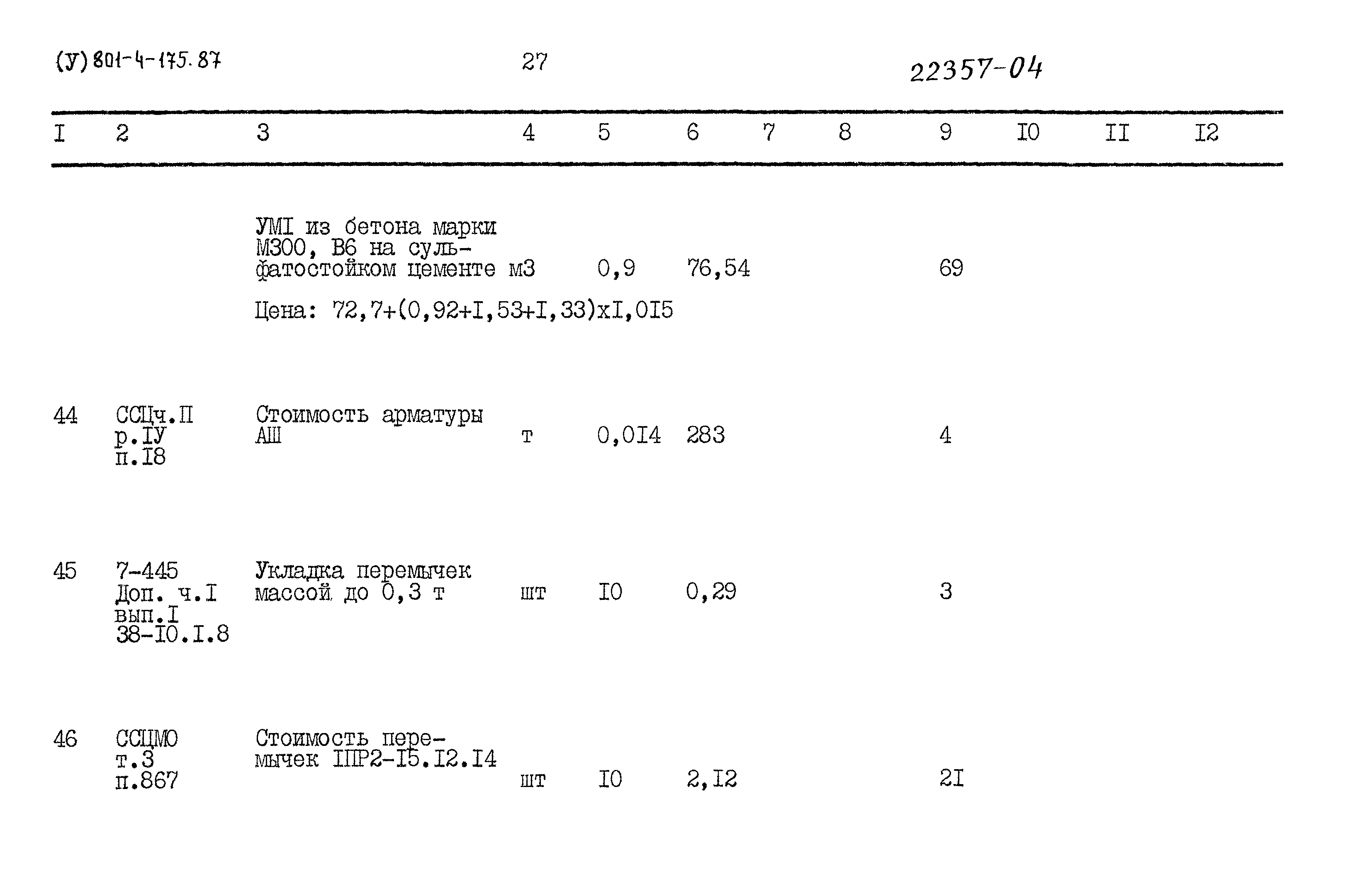 Типовой проект 801-4-175.87