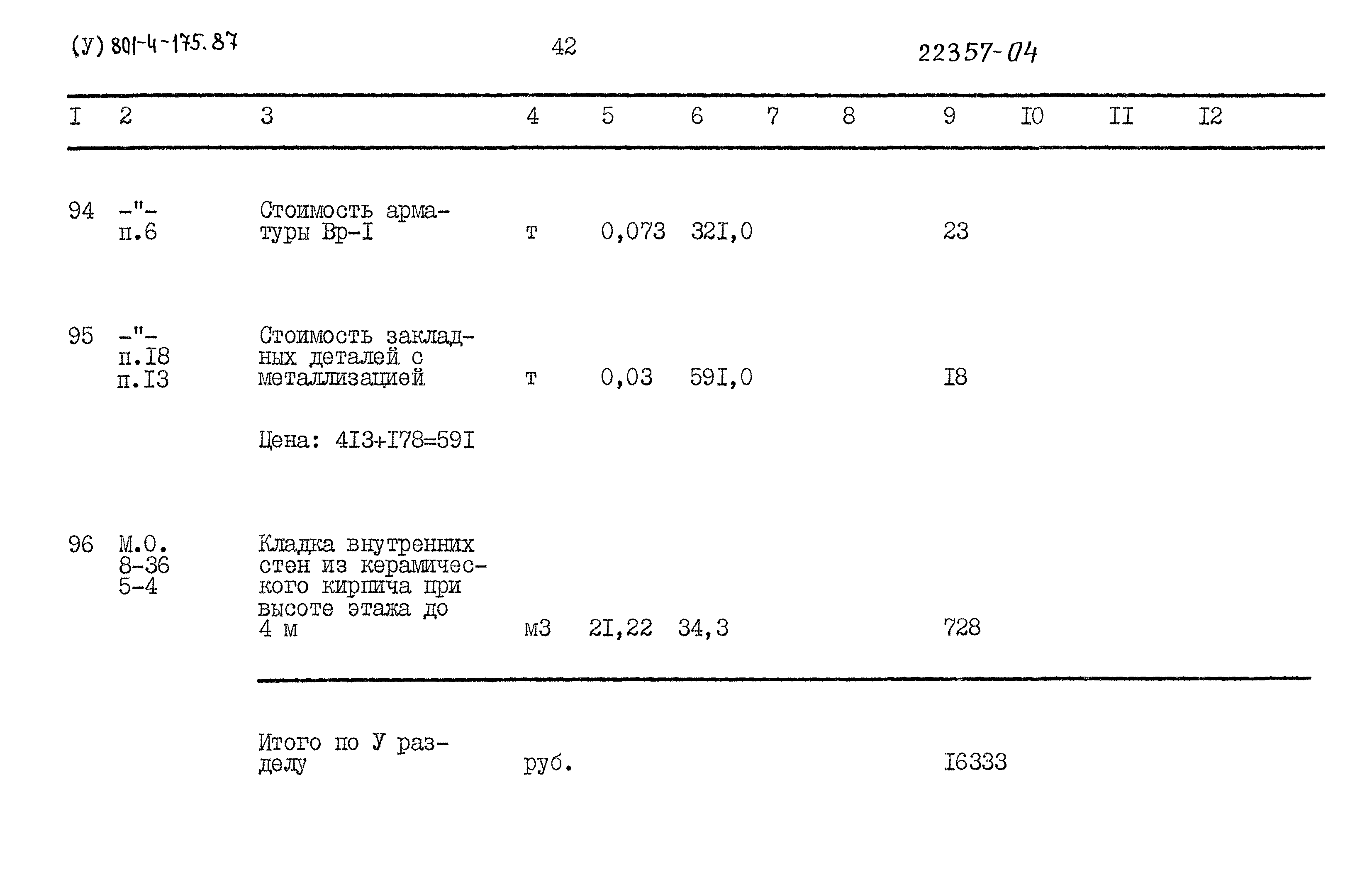 Типовой проект 801-4-175.87