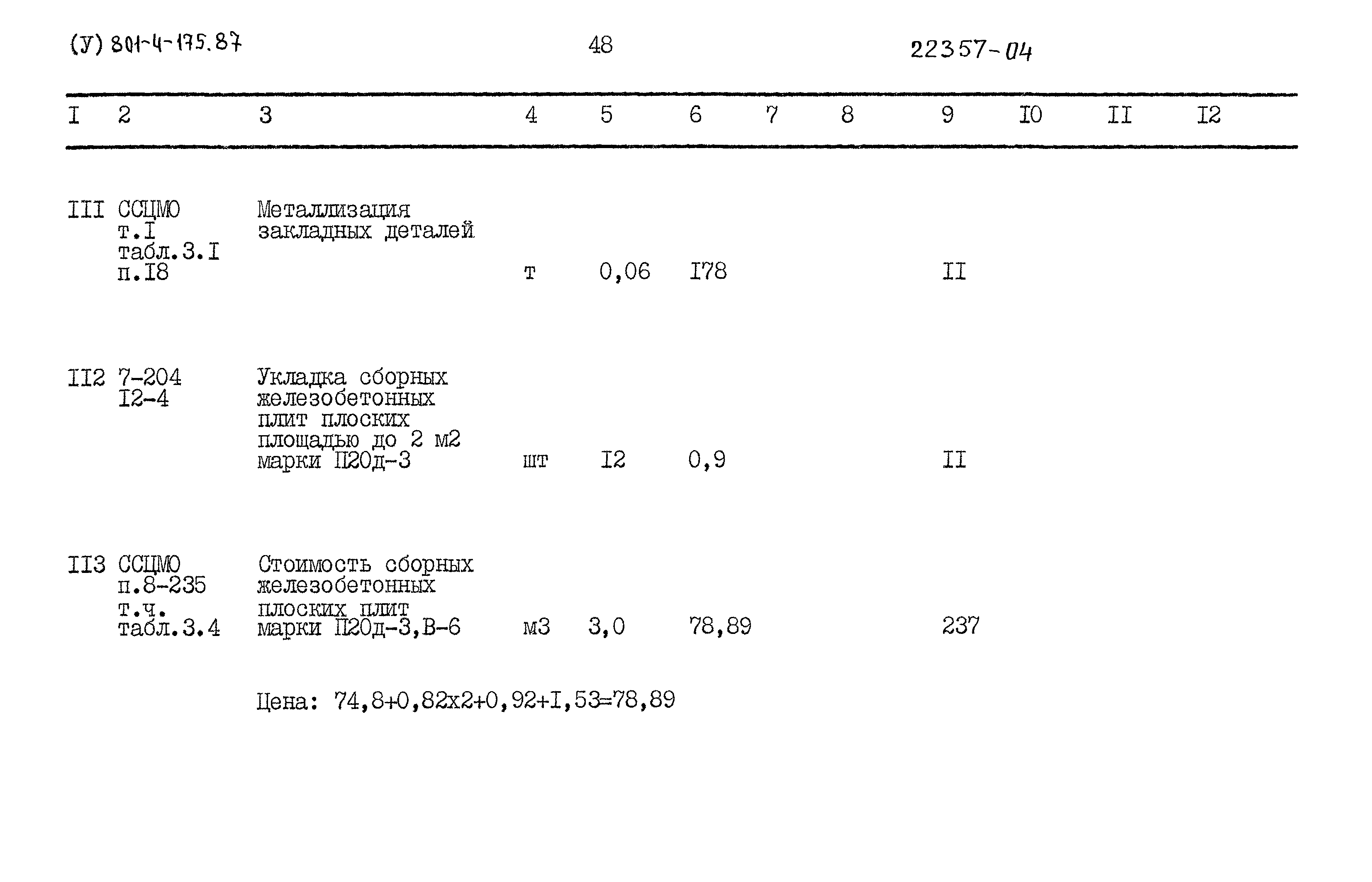 Типовой проект 801-4-175.87