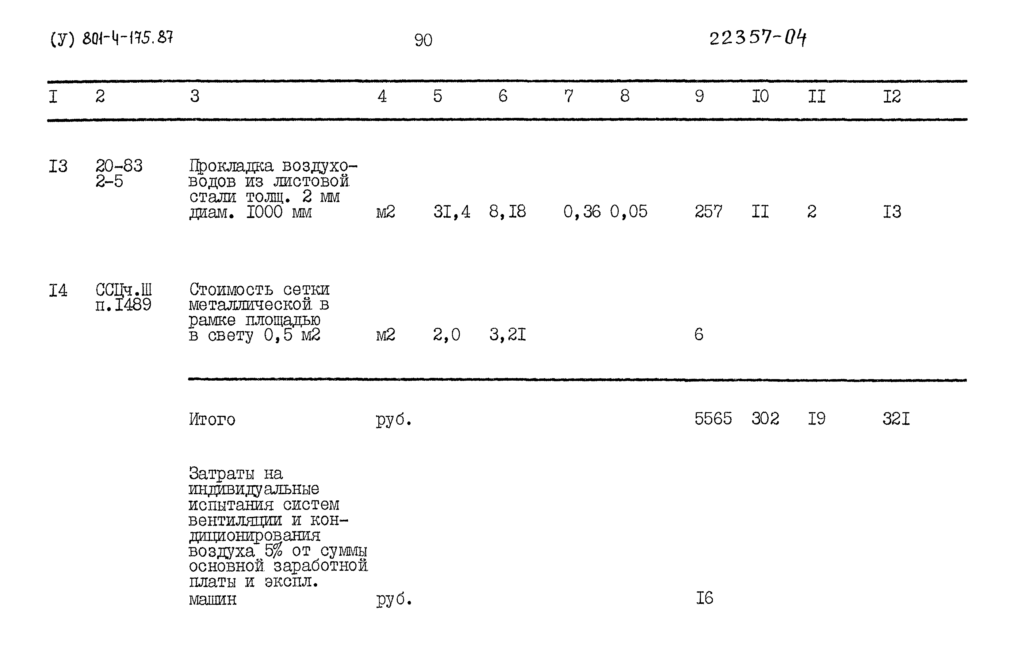 Типовой проект 801-4-175.87