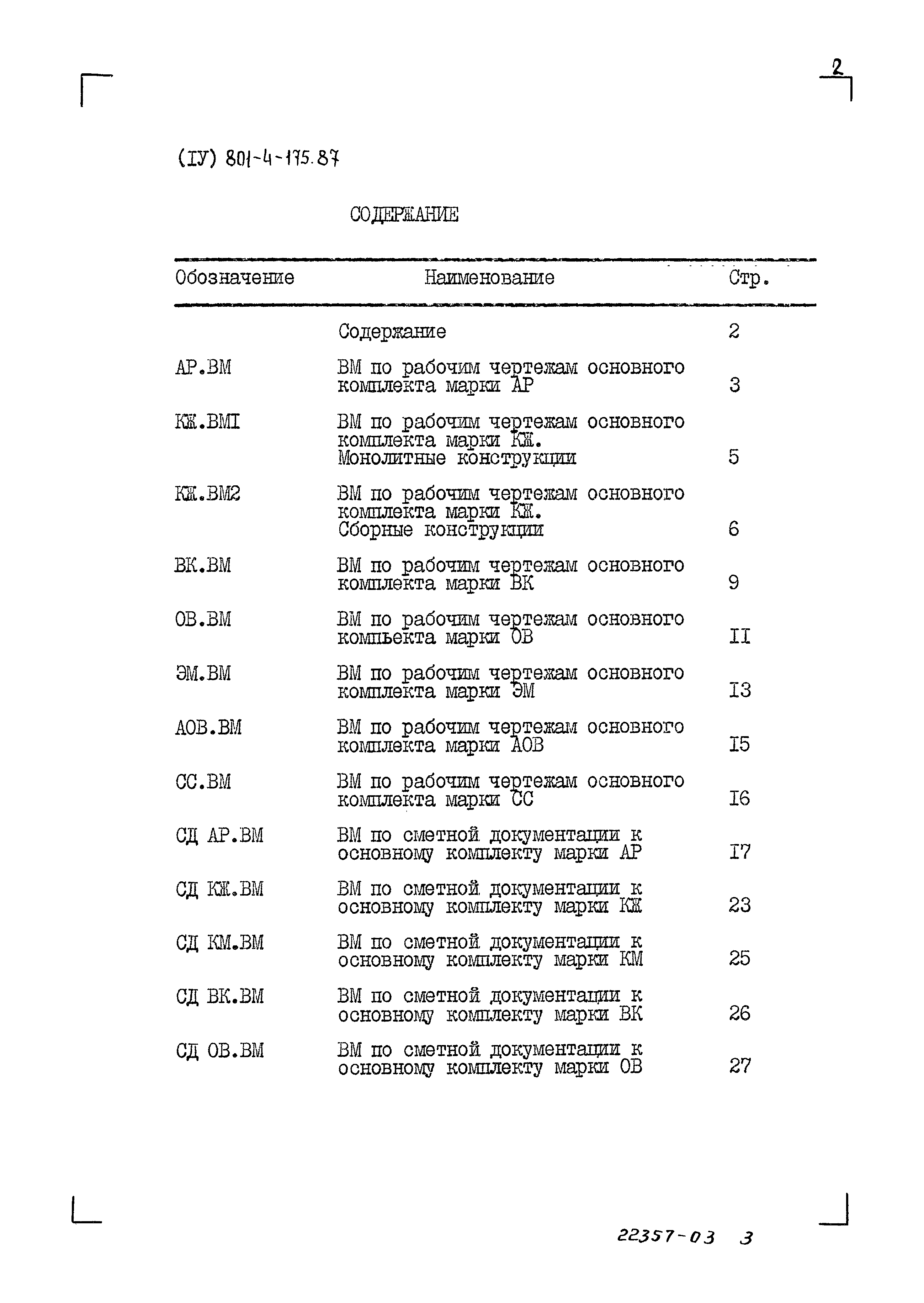 Типовой проект 801-4-175.87