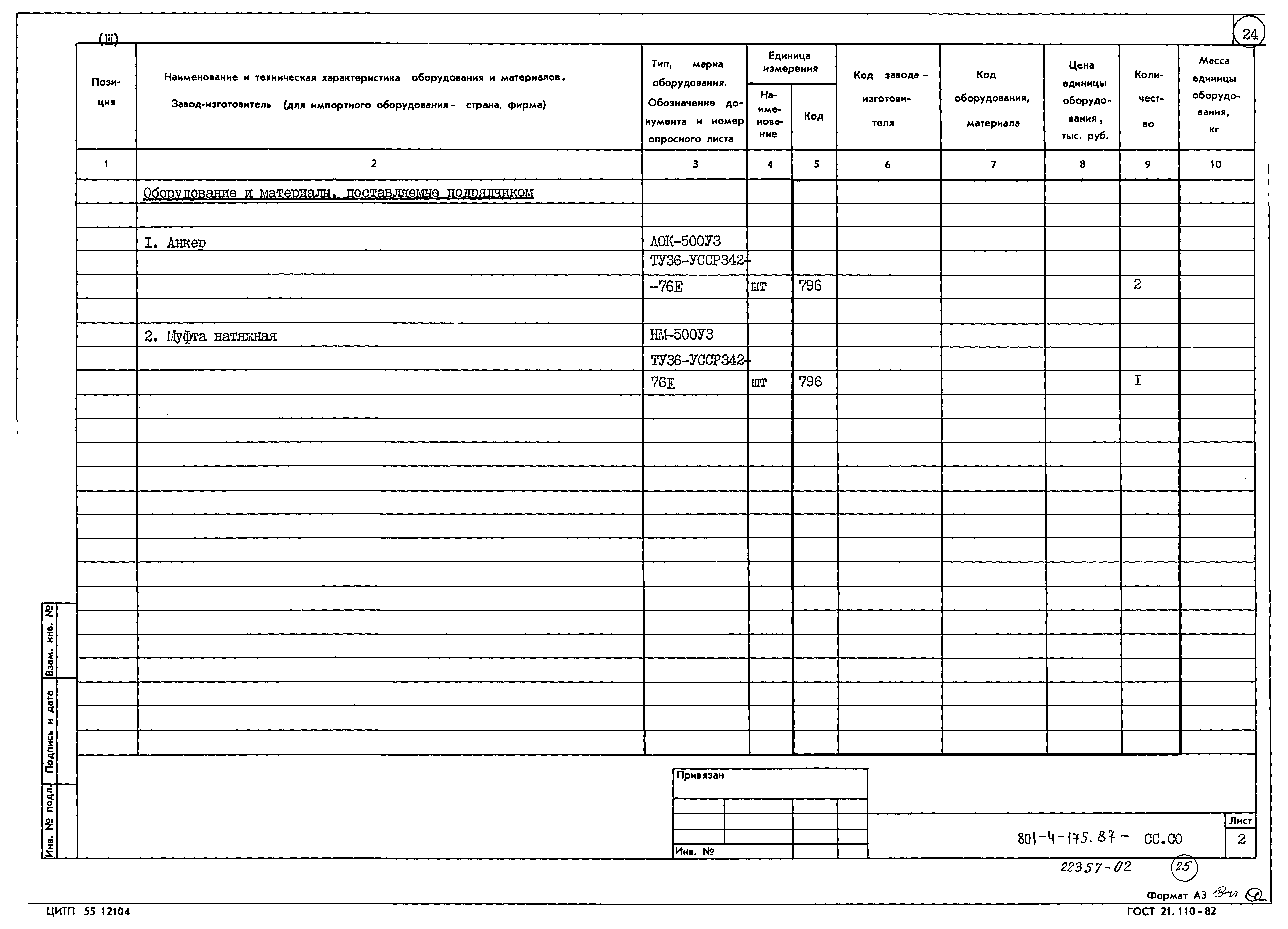 Типовой проект 801-4-175.87