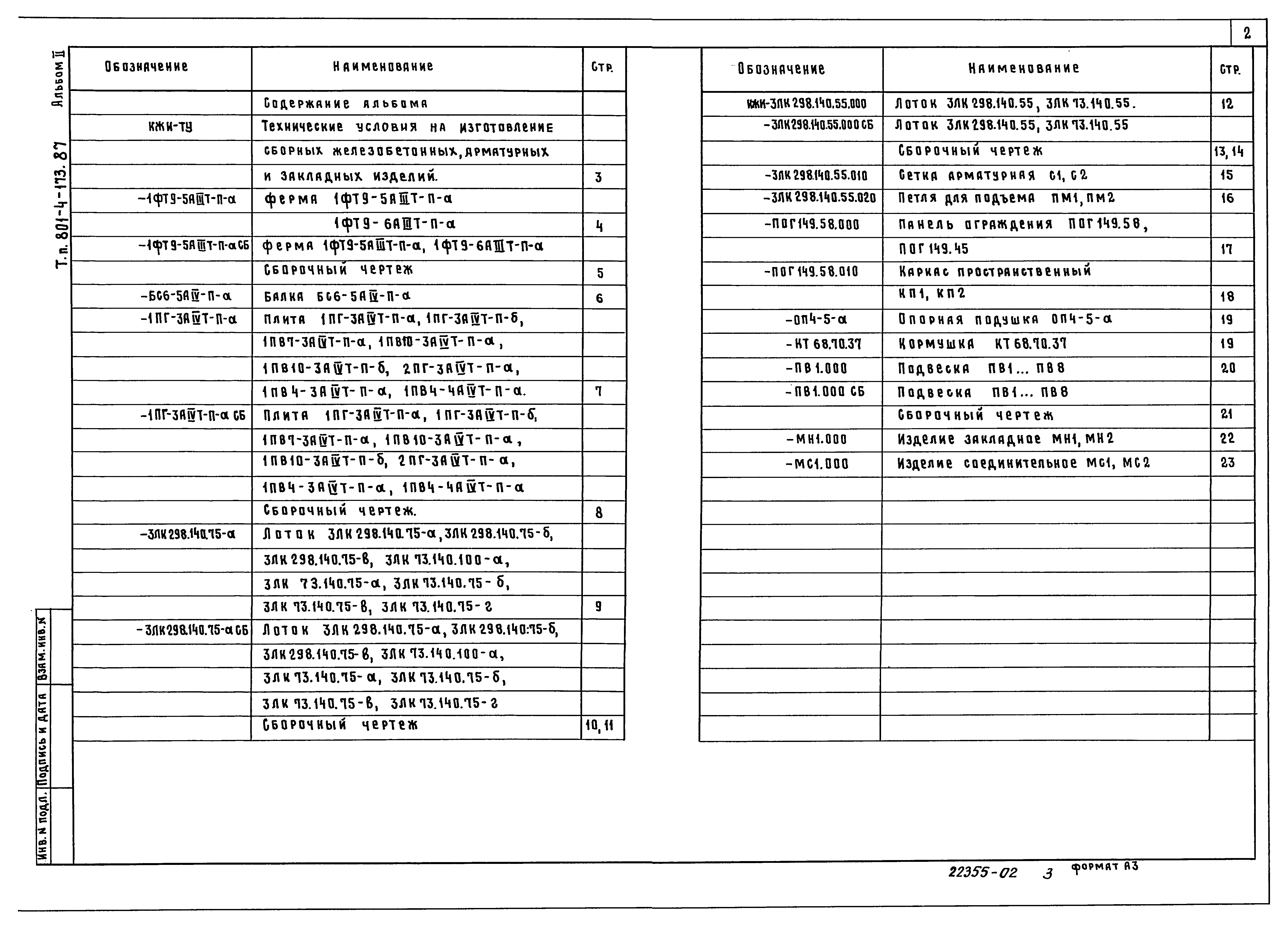 Типовой проект 801-4-175.87