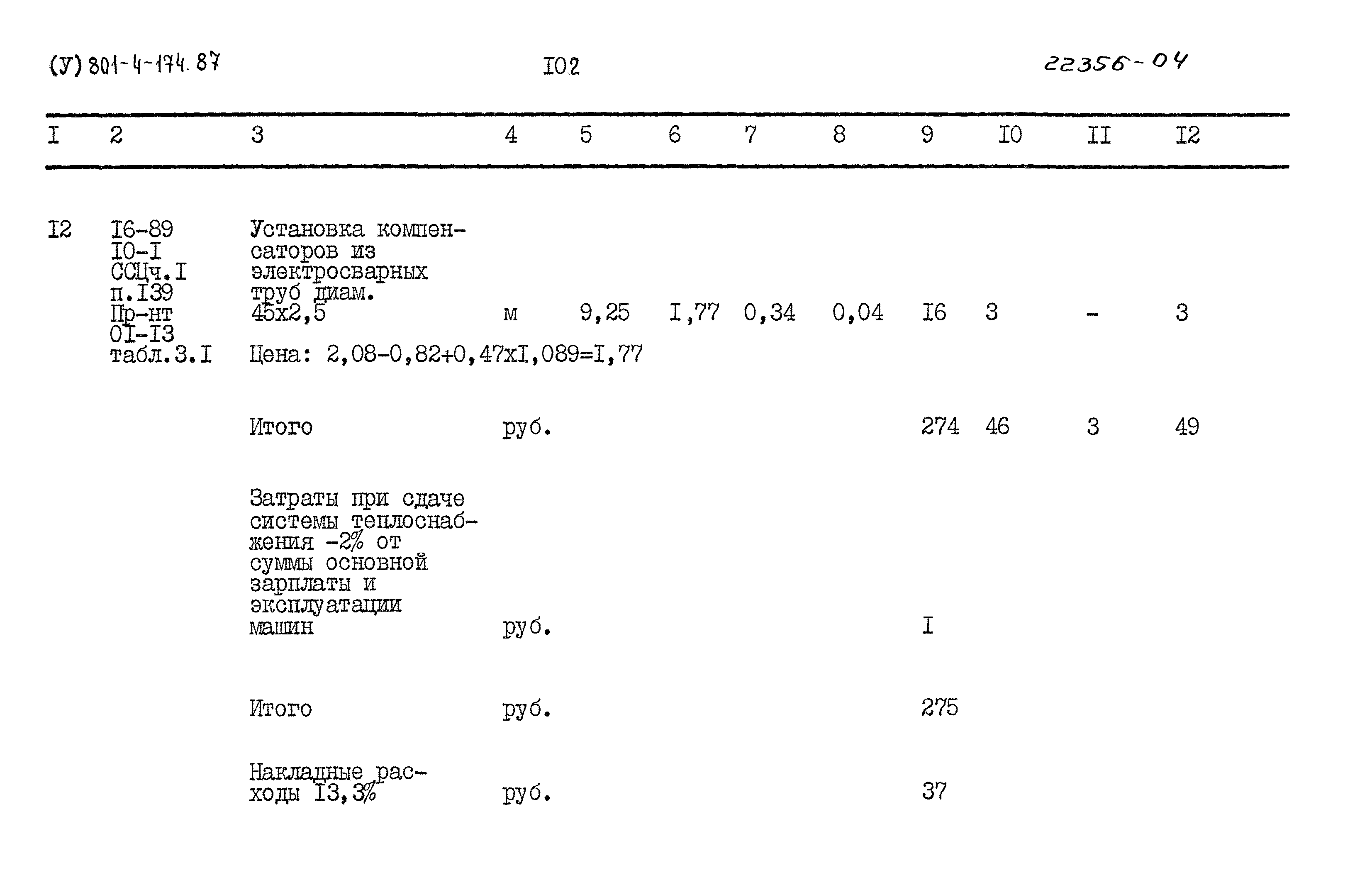 Типовой проект 801-4-174.87