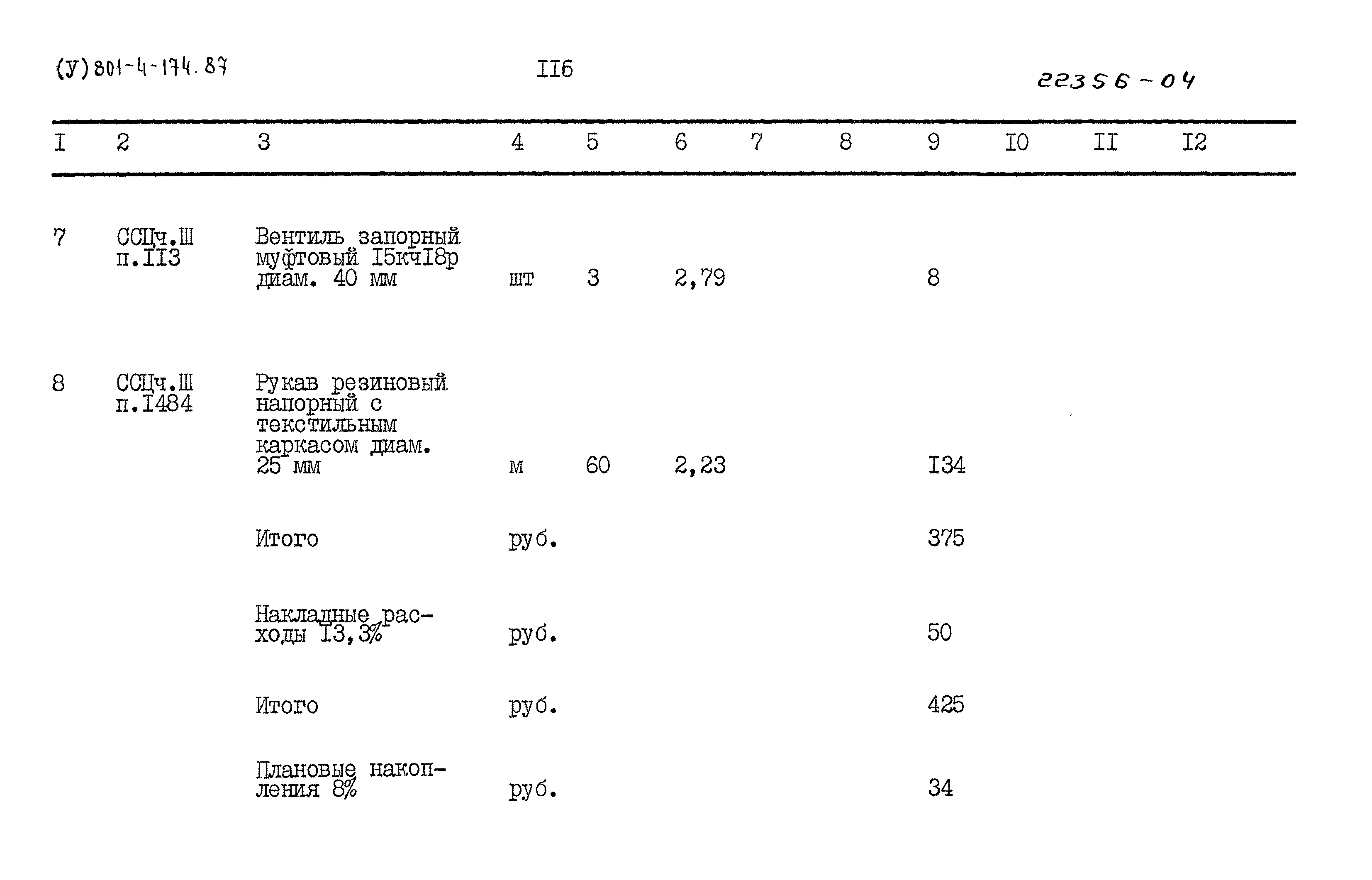 Типовой проект 801-4-174.87