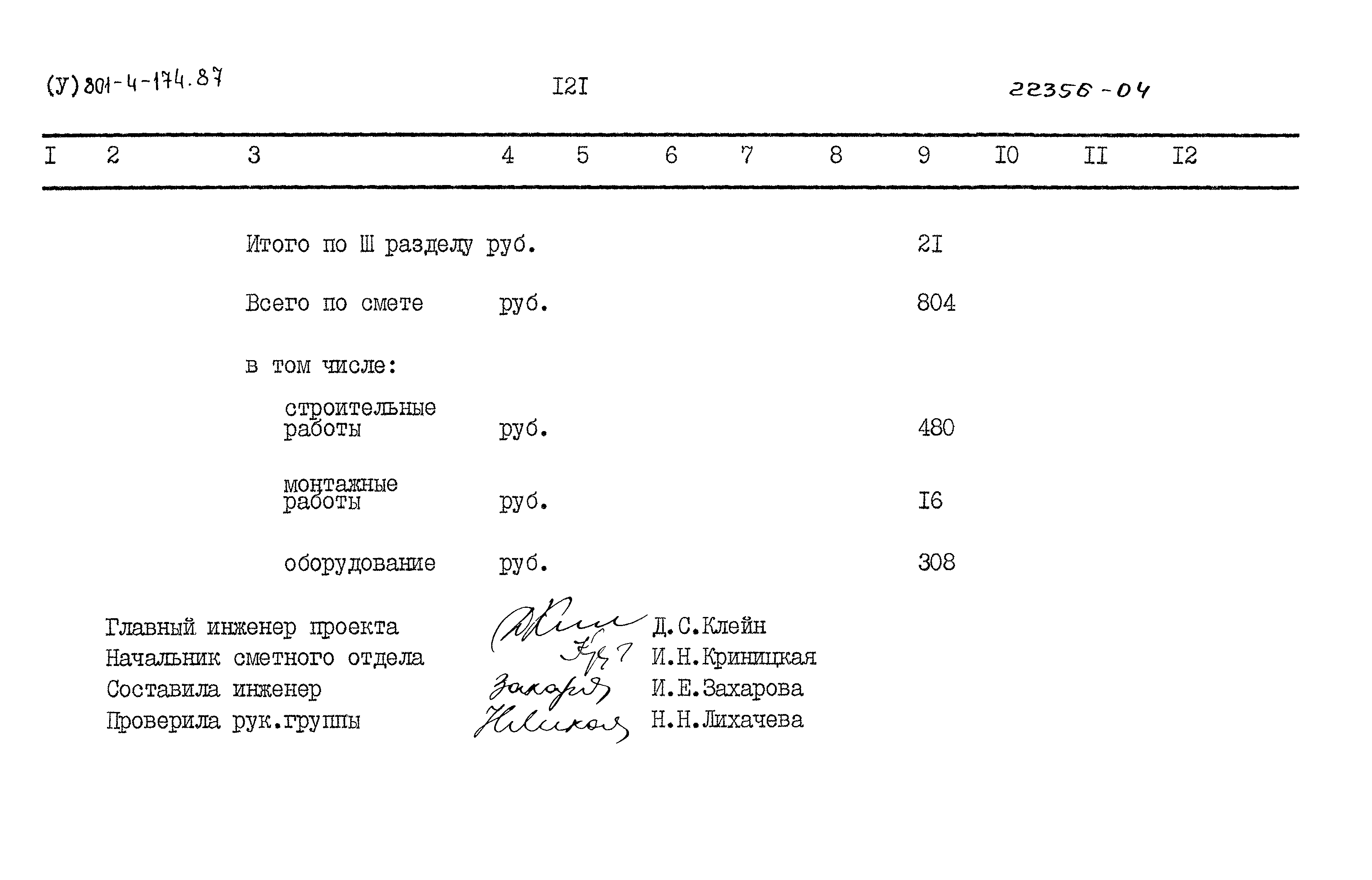 Типовой проект 801-4-174.87