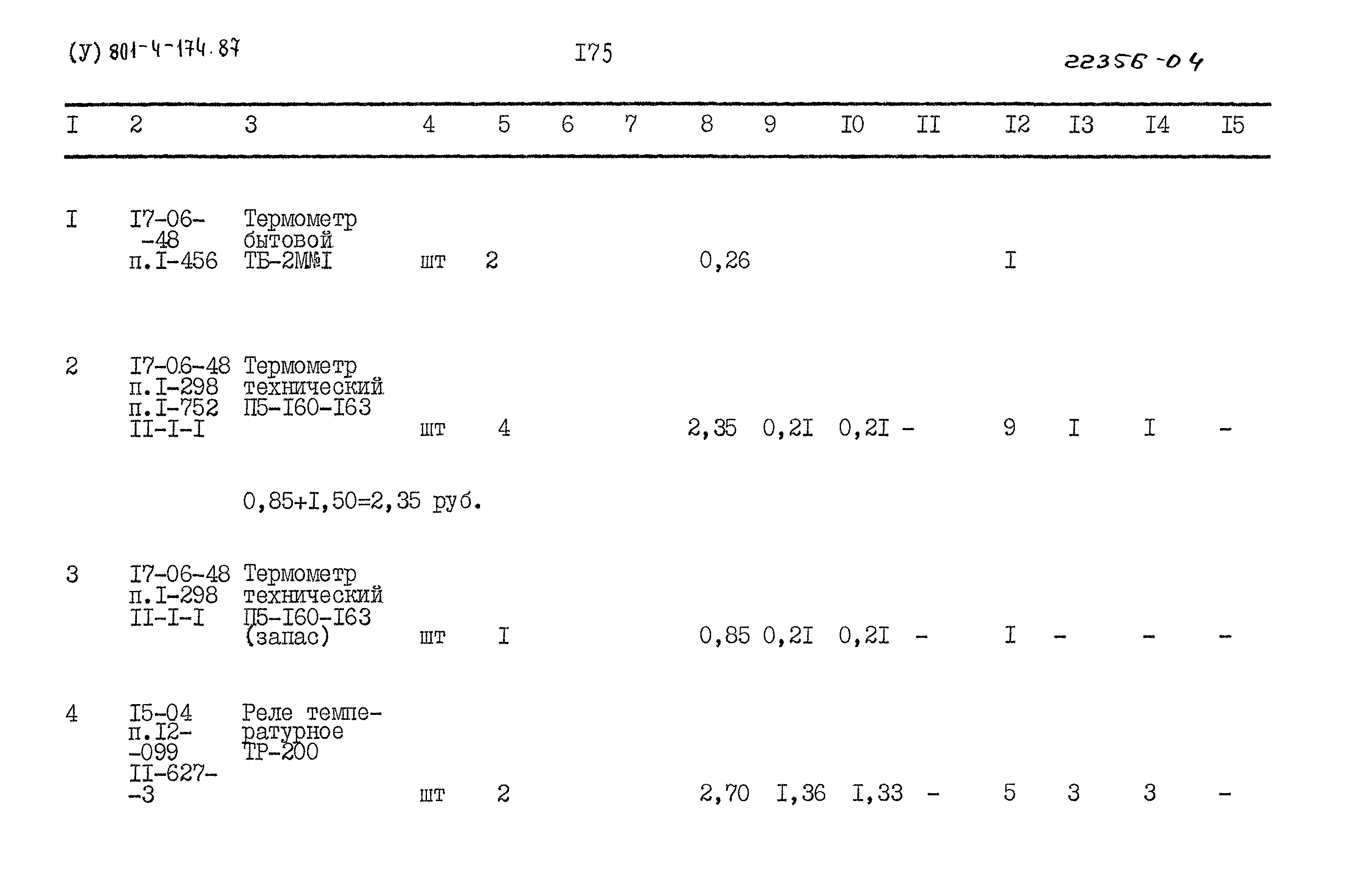 Типовой проект 801-4-174.87