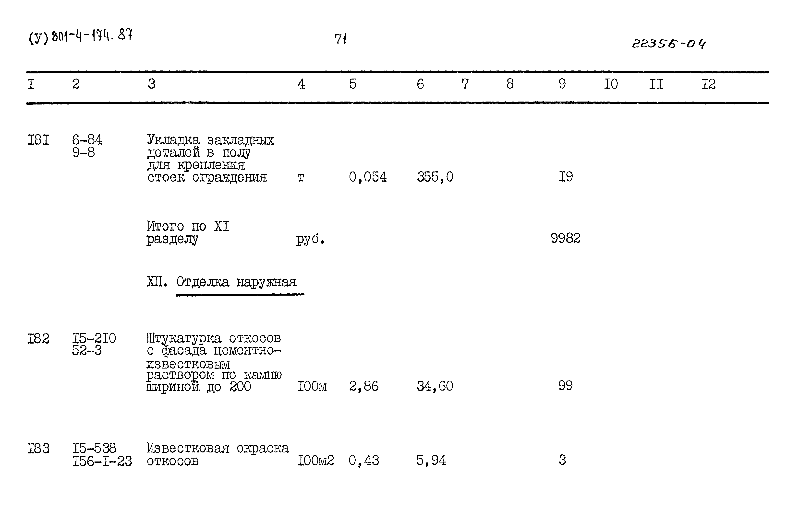 Типовой проект 801-4-174.87