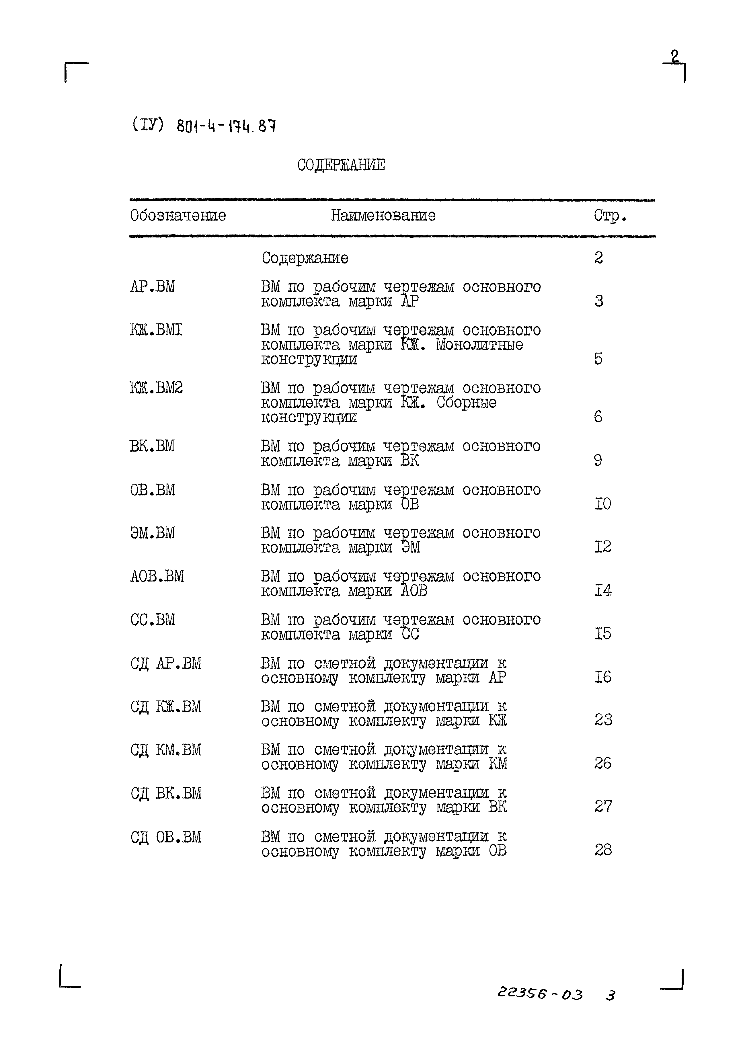 Типовой проект 801-4-174.87