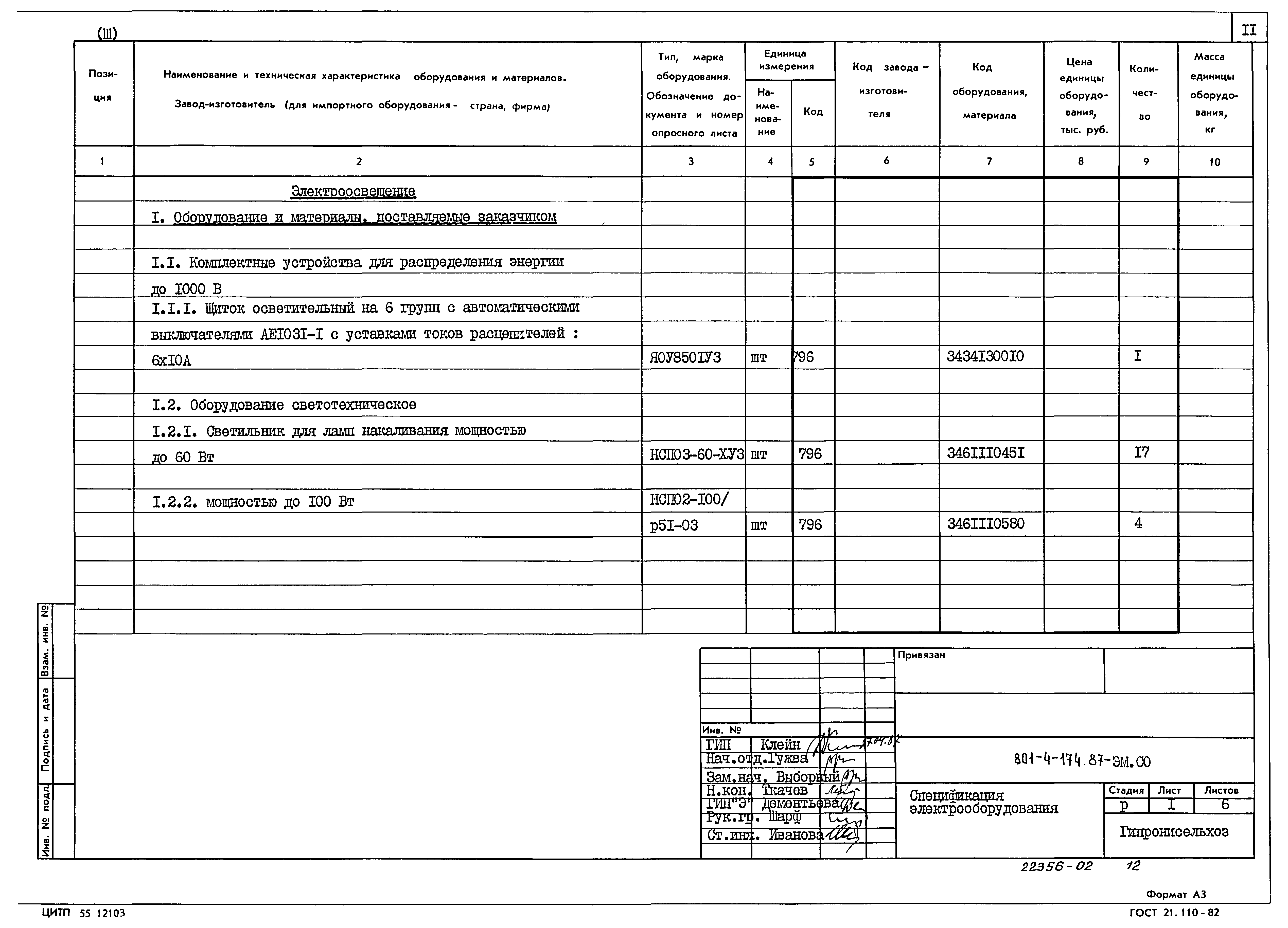 Типовой проект 801-4-174.87