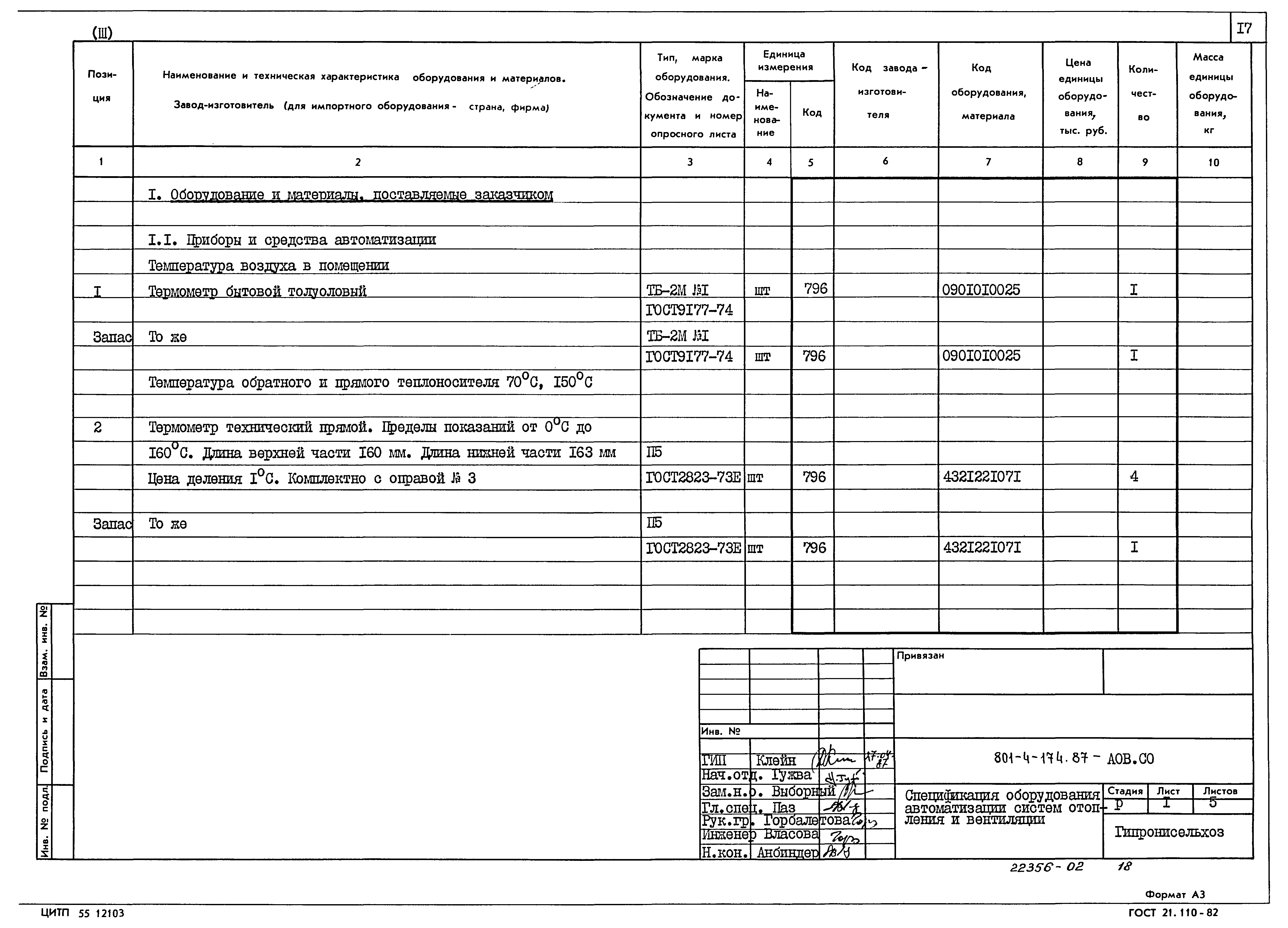 Типовой проект 801-4-174.87