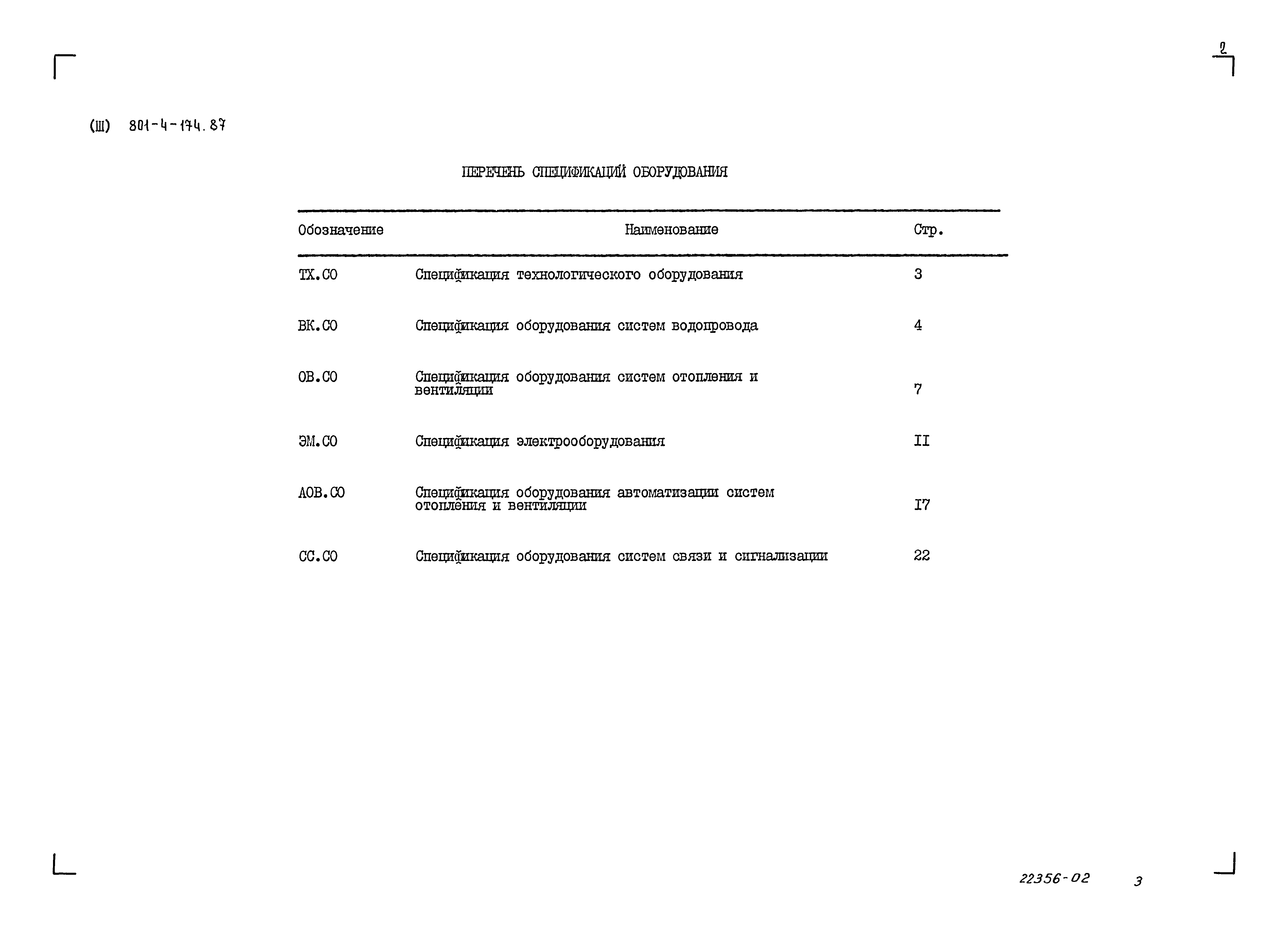 Типовой проект 801-4-174.87