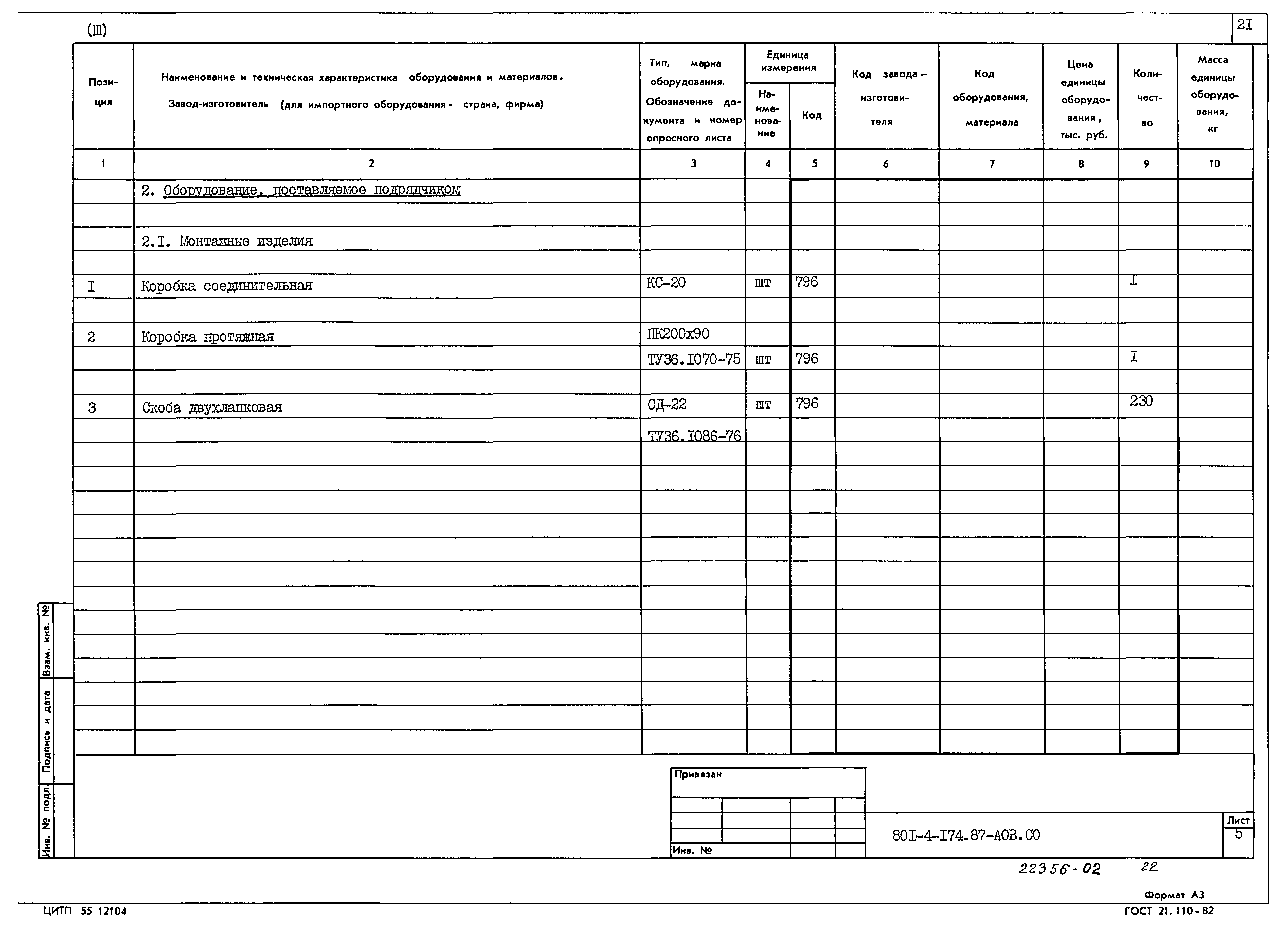 Типовой проект 801-4-174.87