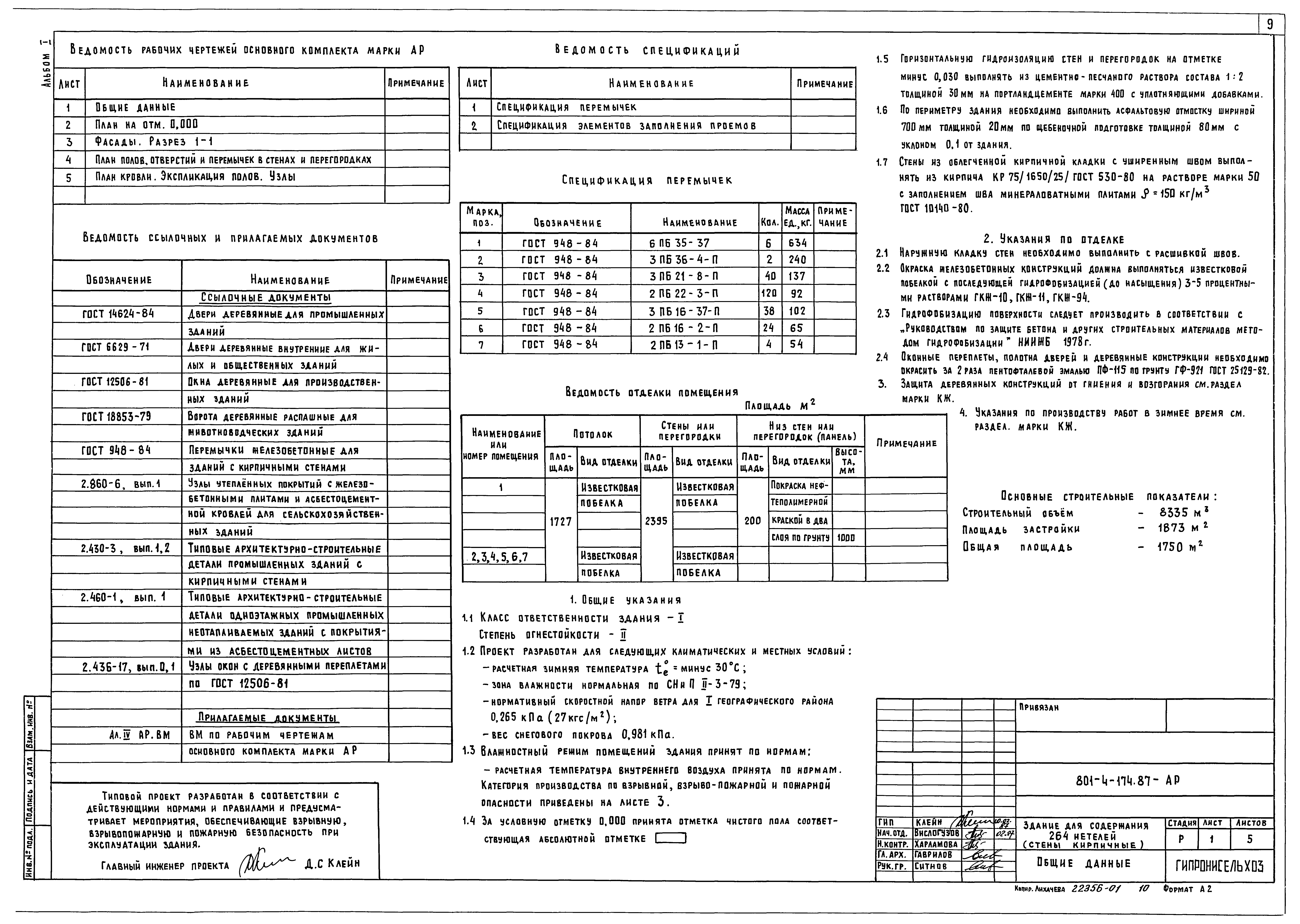 Типовой проект 801-4-174.87