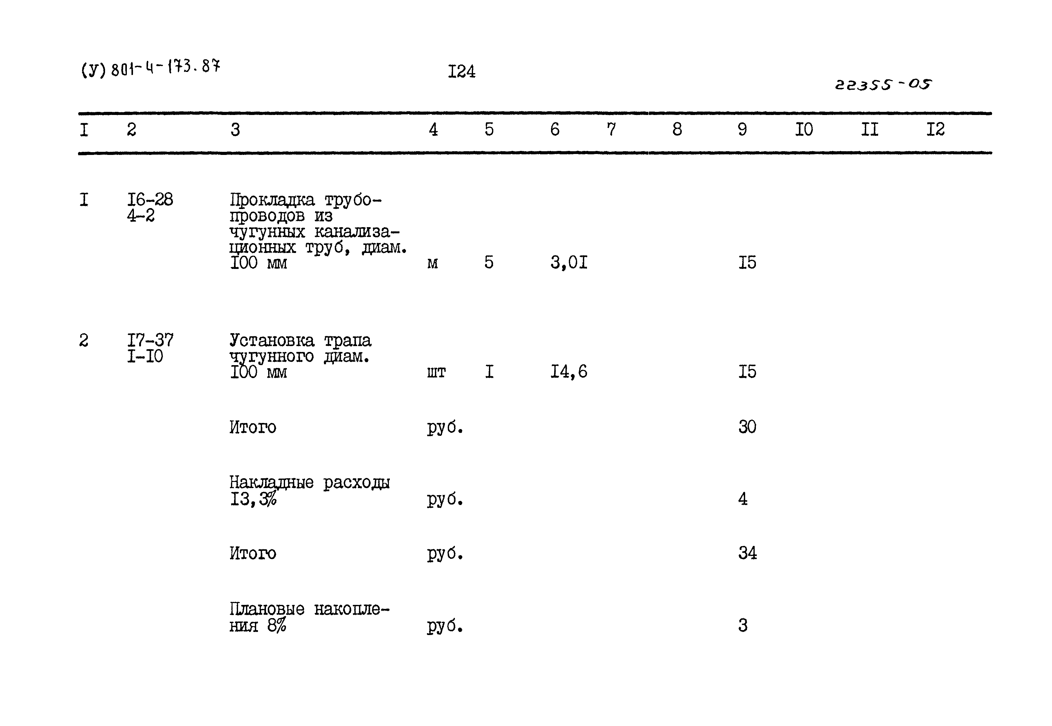 Типовой проект 801-4-173.87