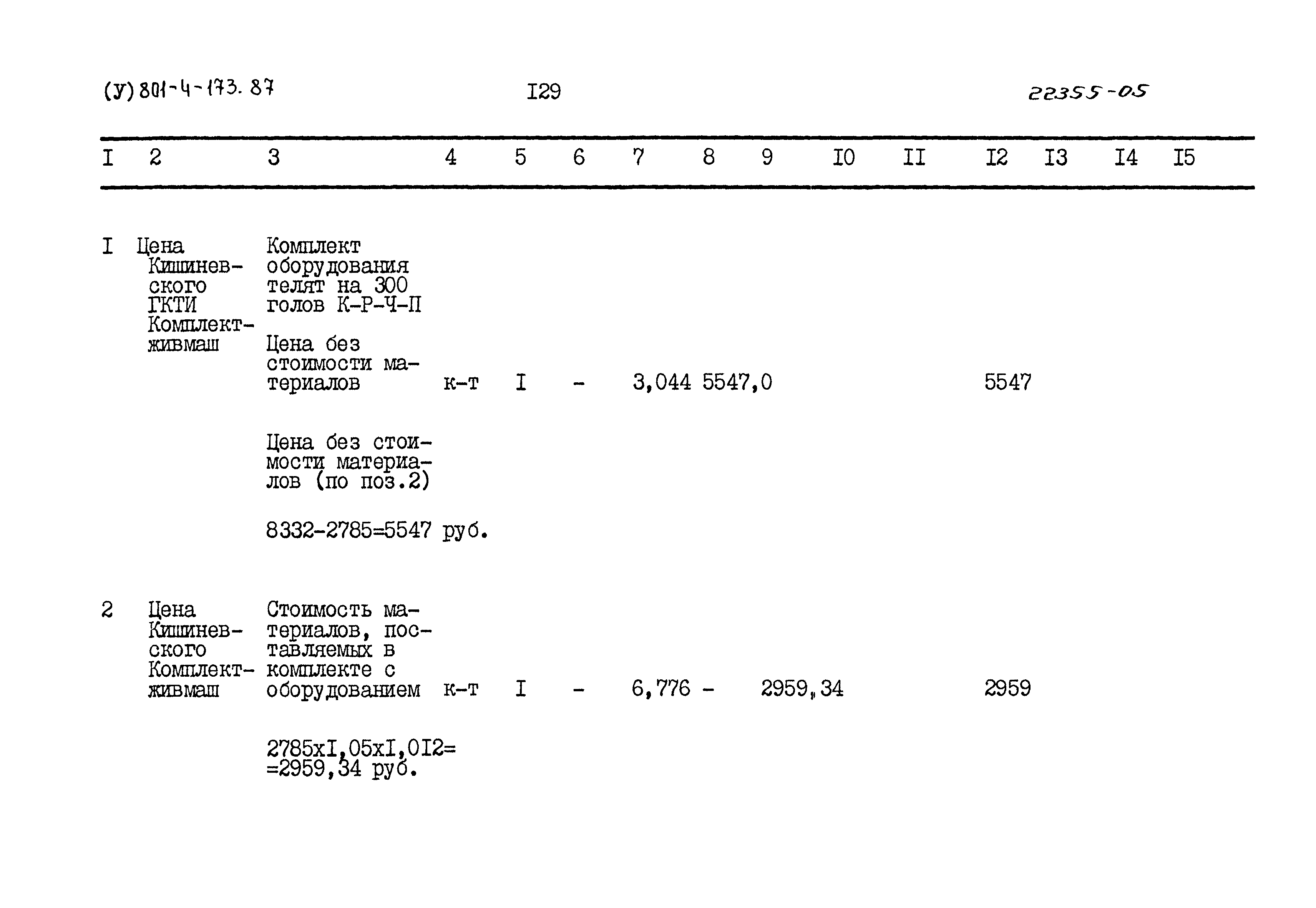 Типовой проект 801-4-173.87