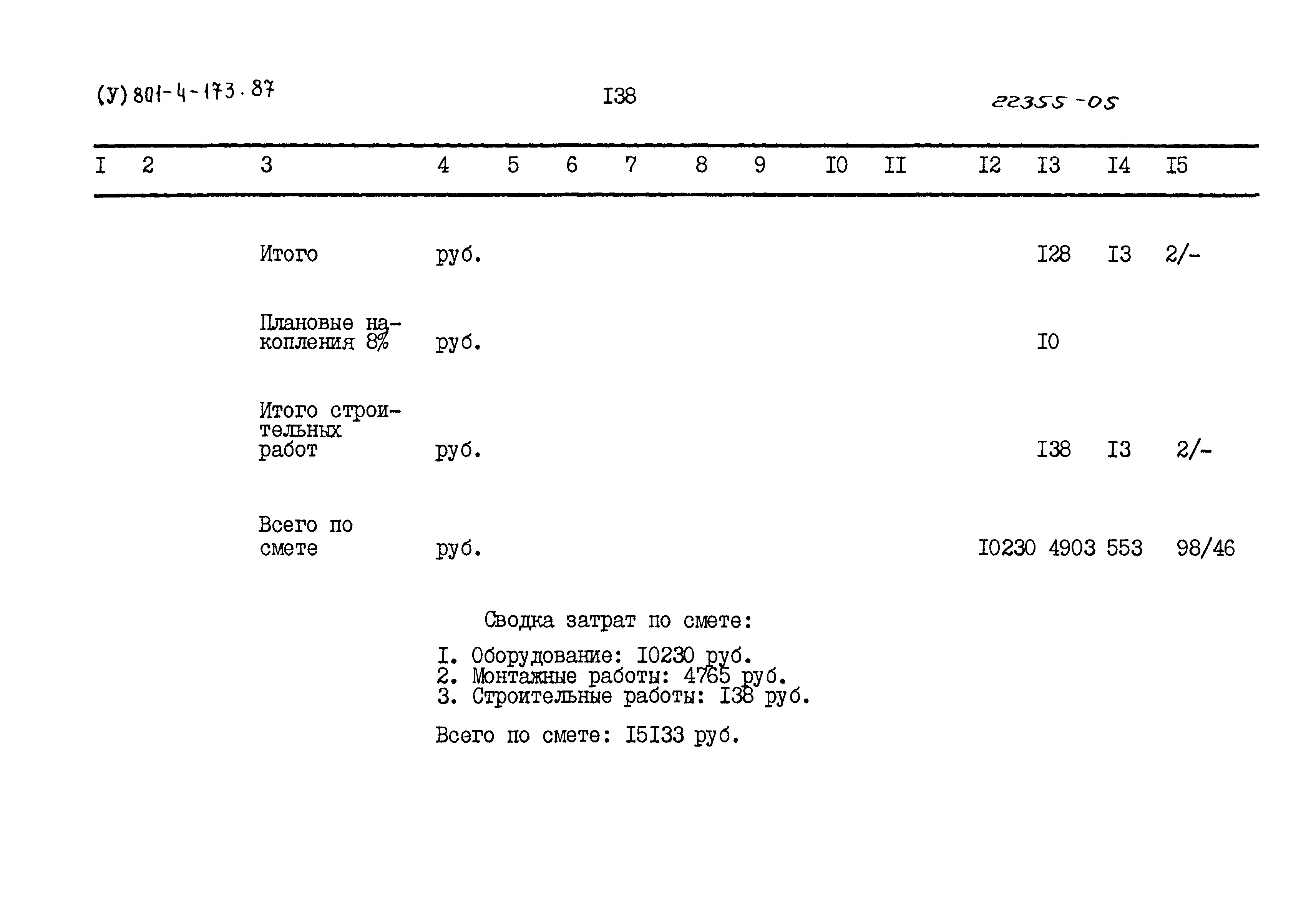 Типовой проект 801-4-173.87