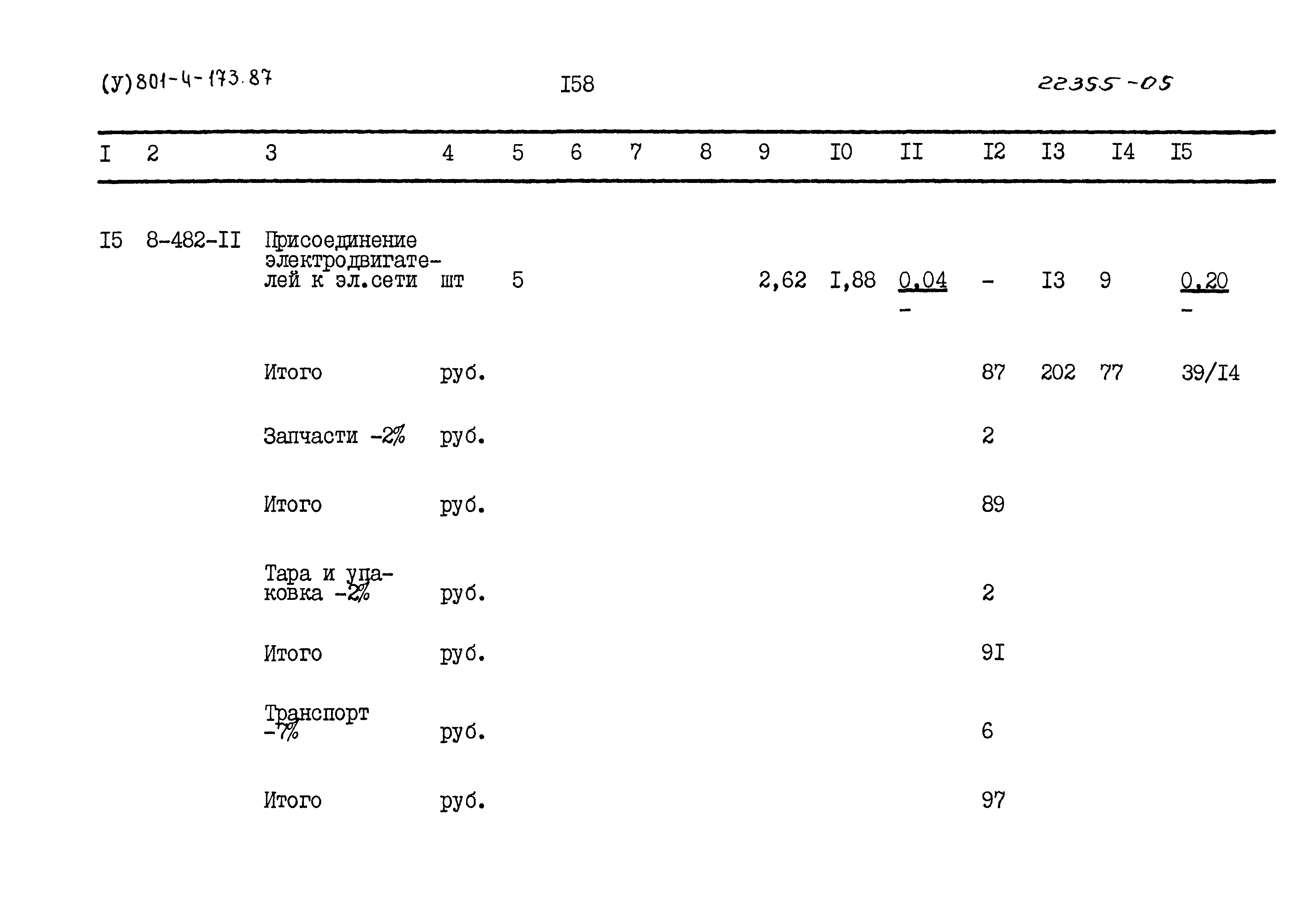 Типовой проект 801-4-173.87