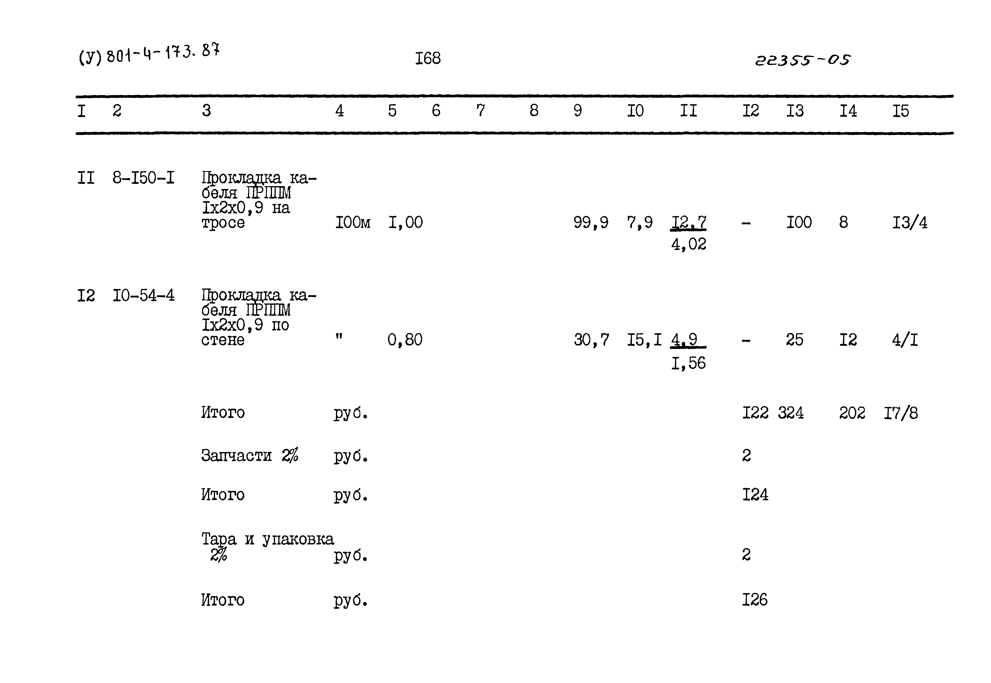 Типовой проект 801-4-173.87