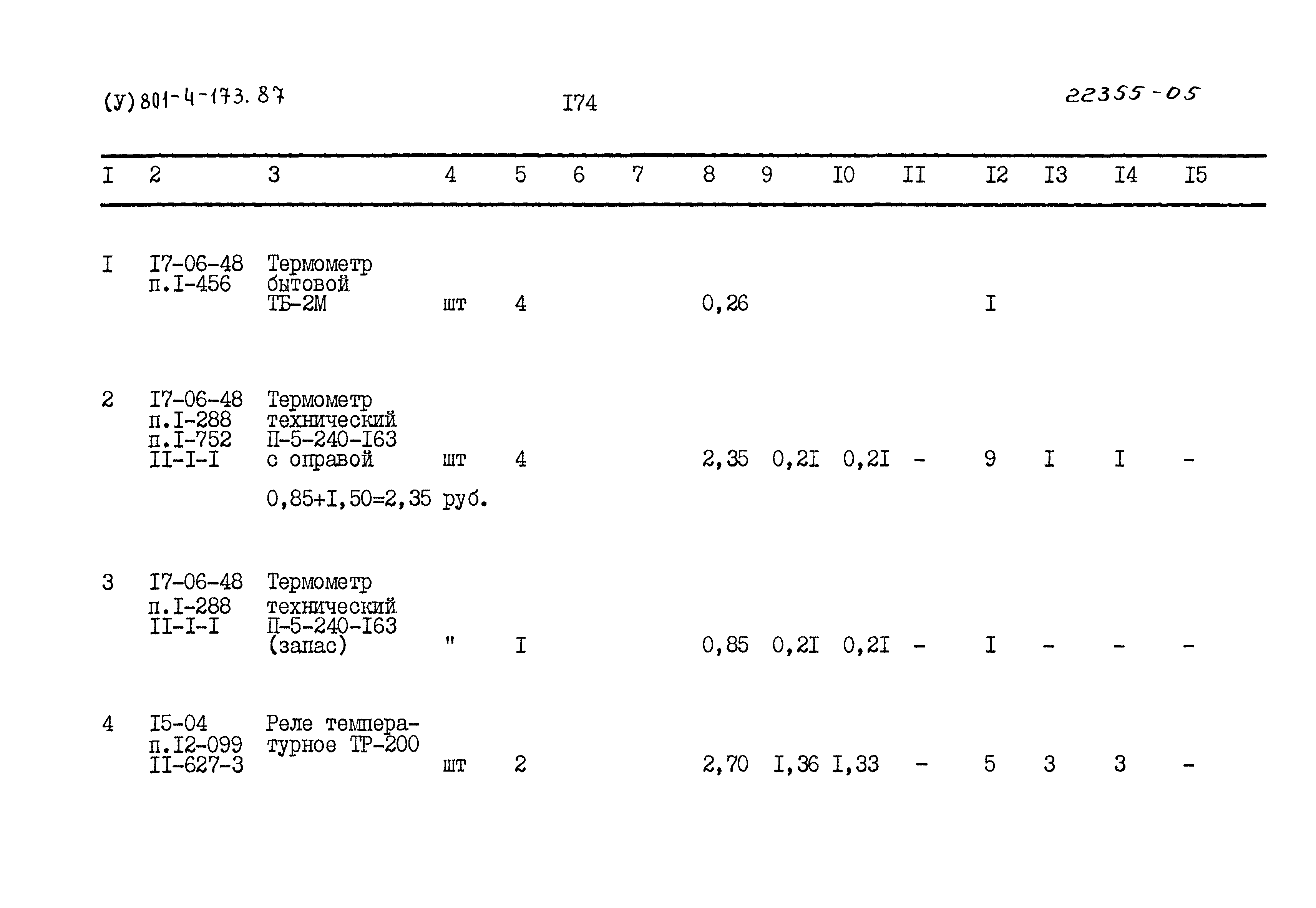 Типовой проект 801-4-173.87