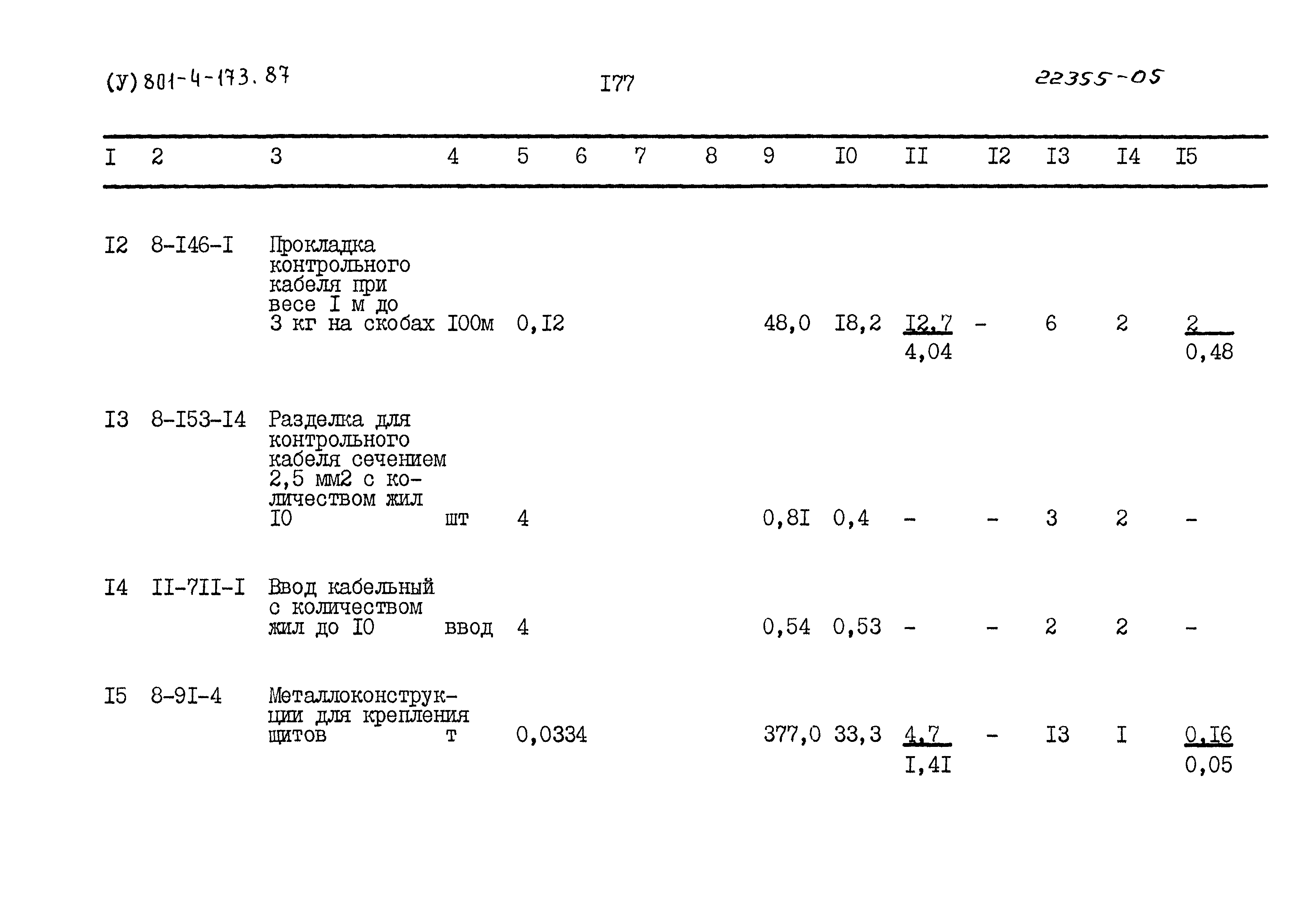 Типовой проект 801-4-173.87