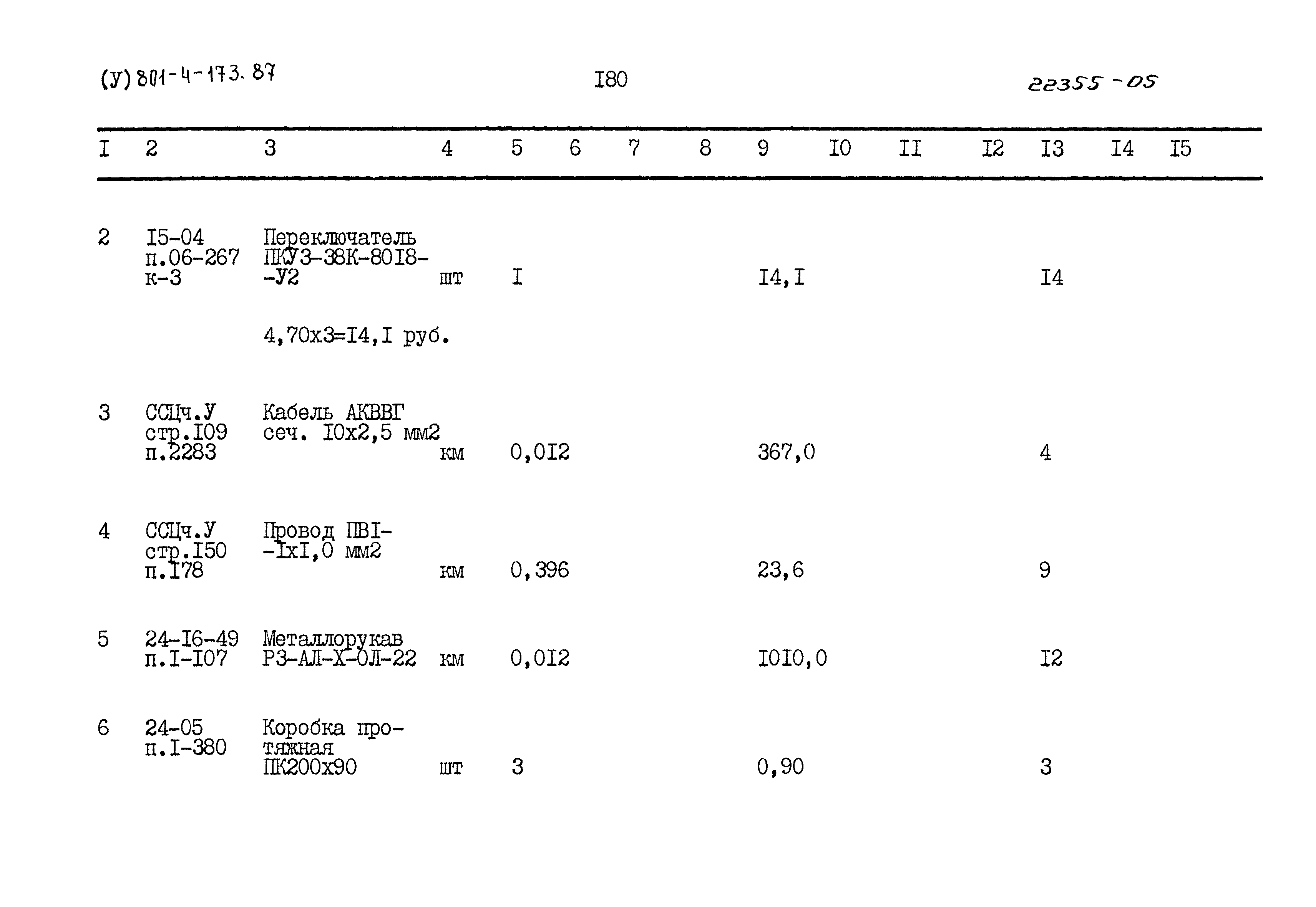 Типовой проект 801-4-173.87