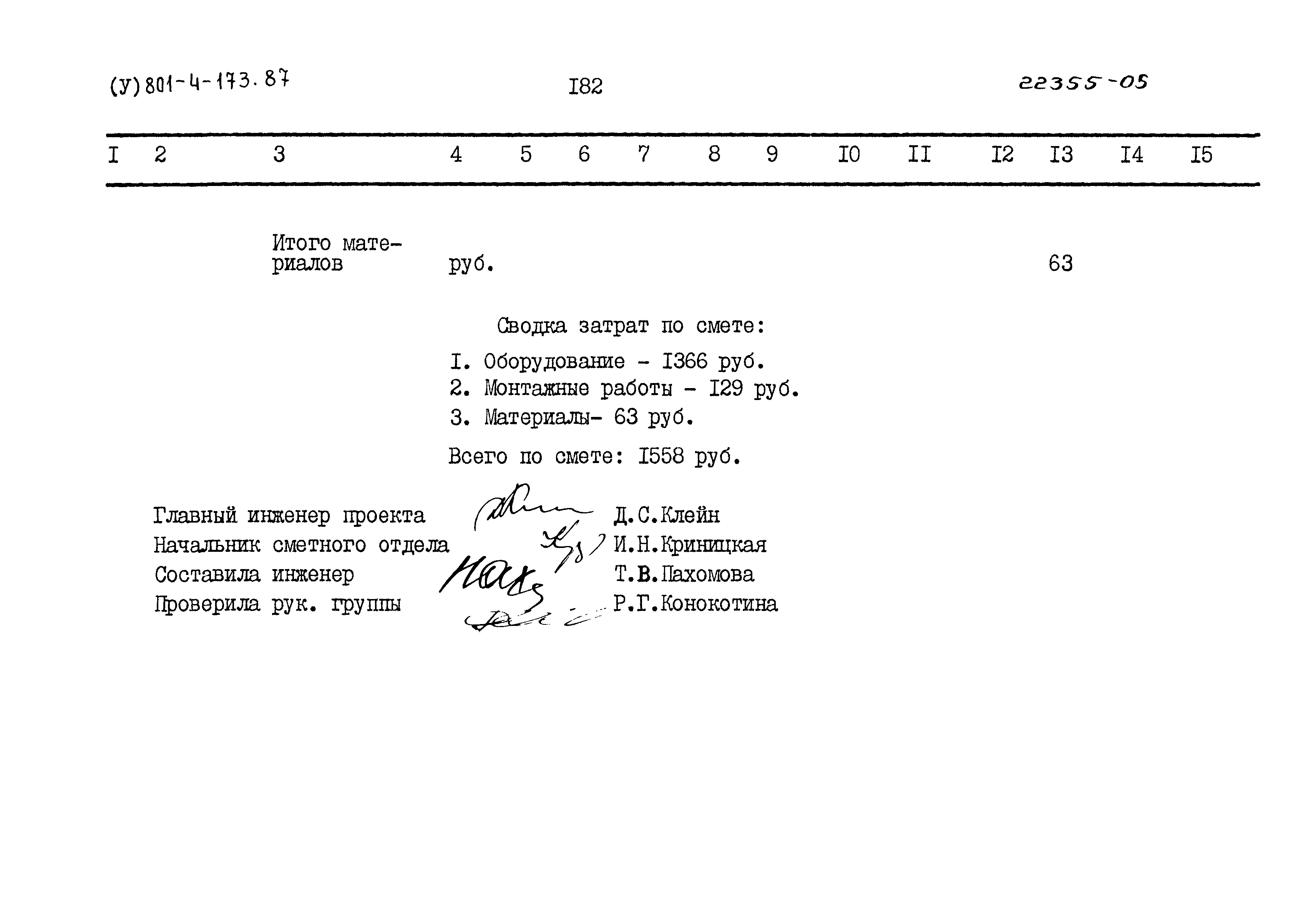 Типовой проект 801-4-173.87