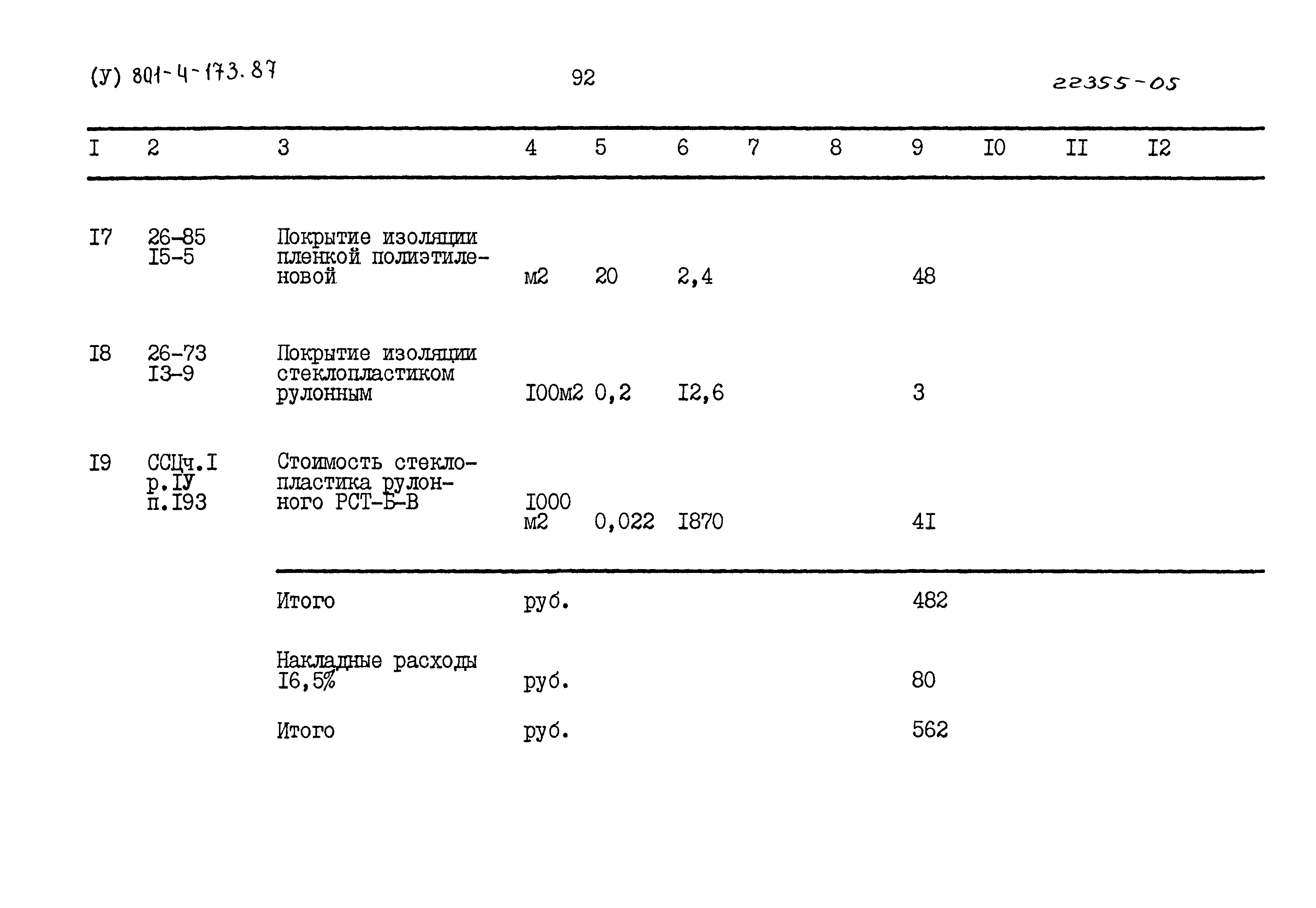 Типовой проект 801-4-173.87