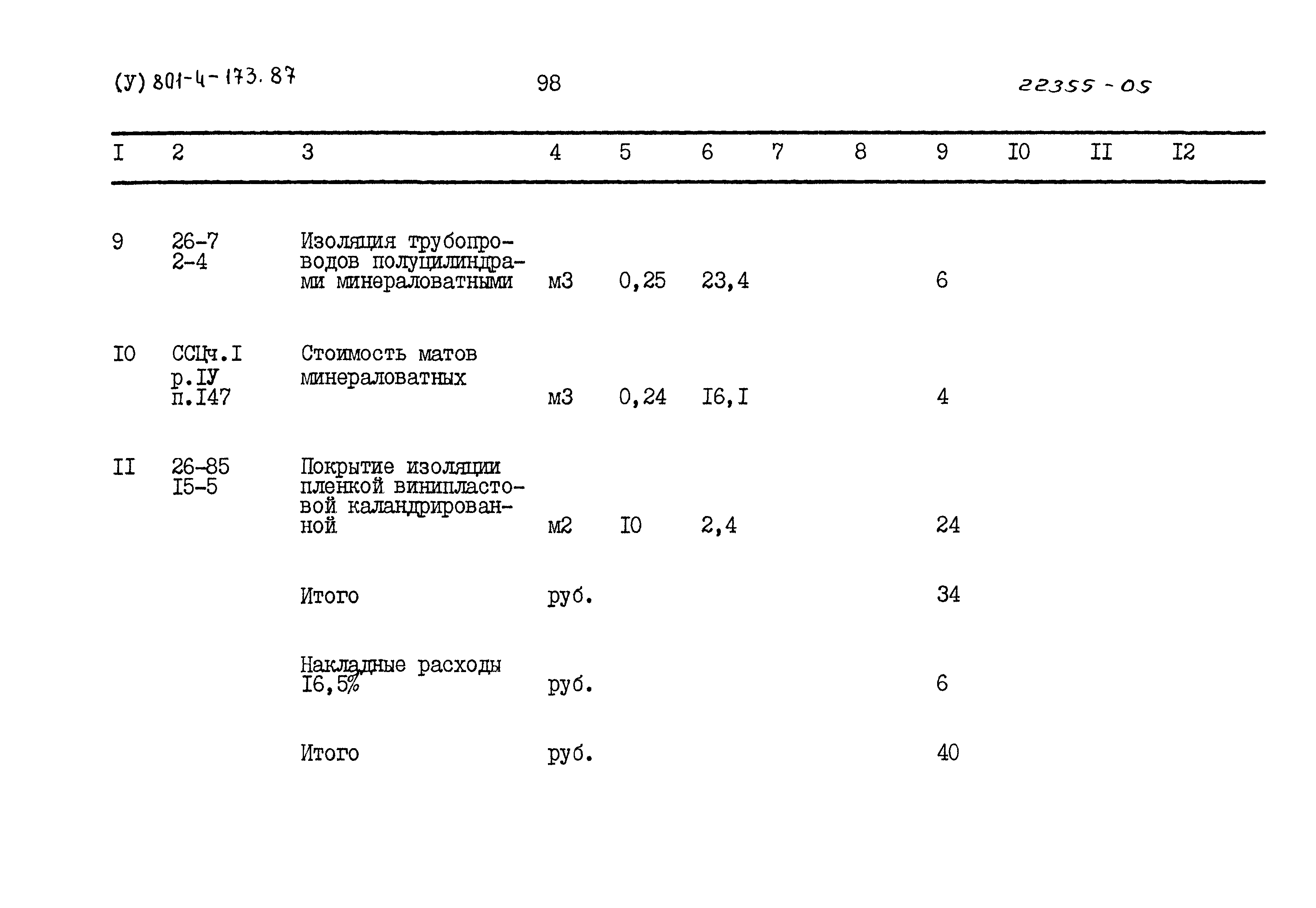 Типовой проект 801-4-173.87