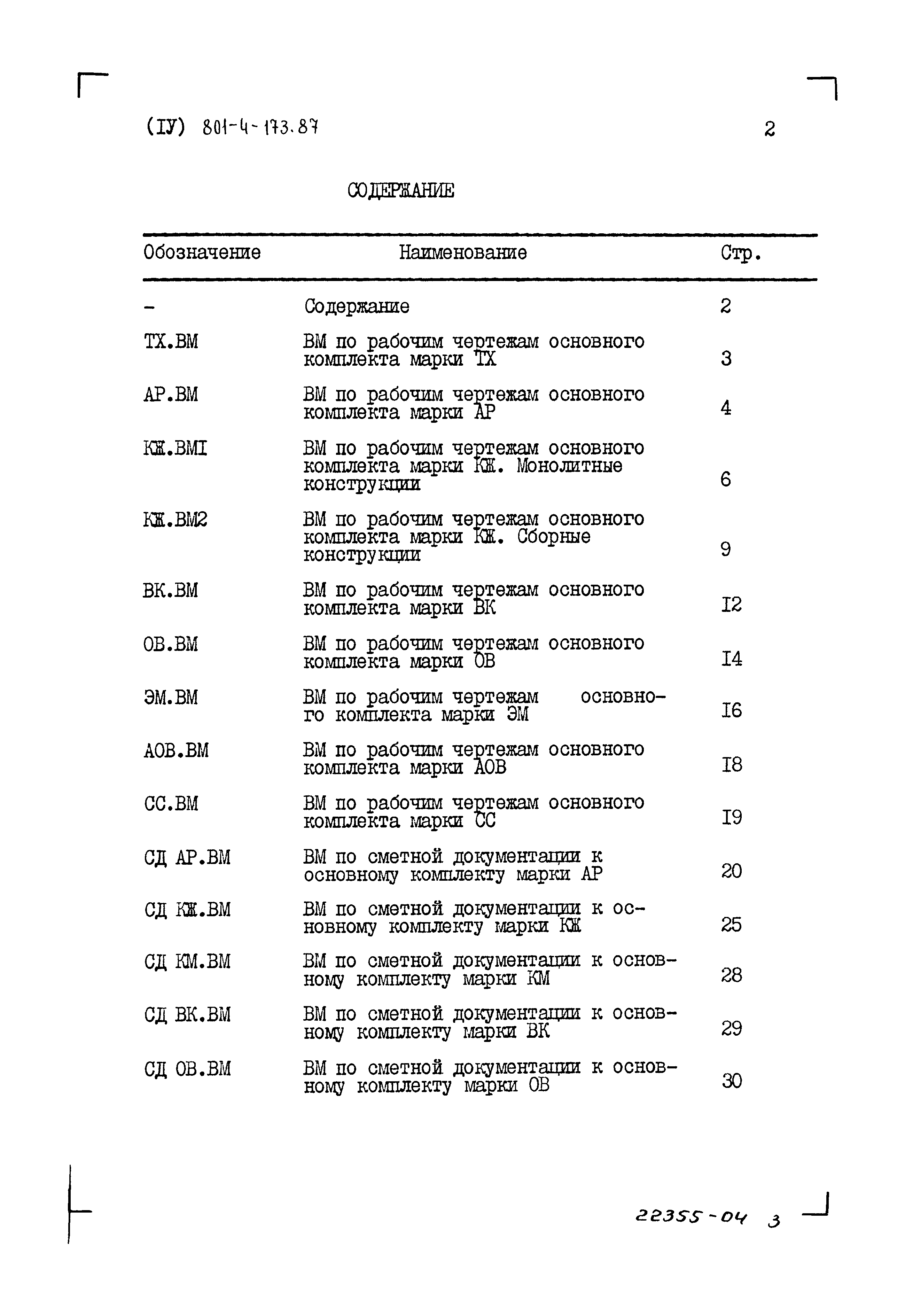Типовой проект 801-4-173.87