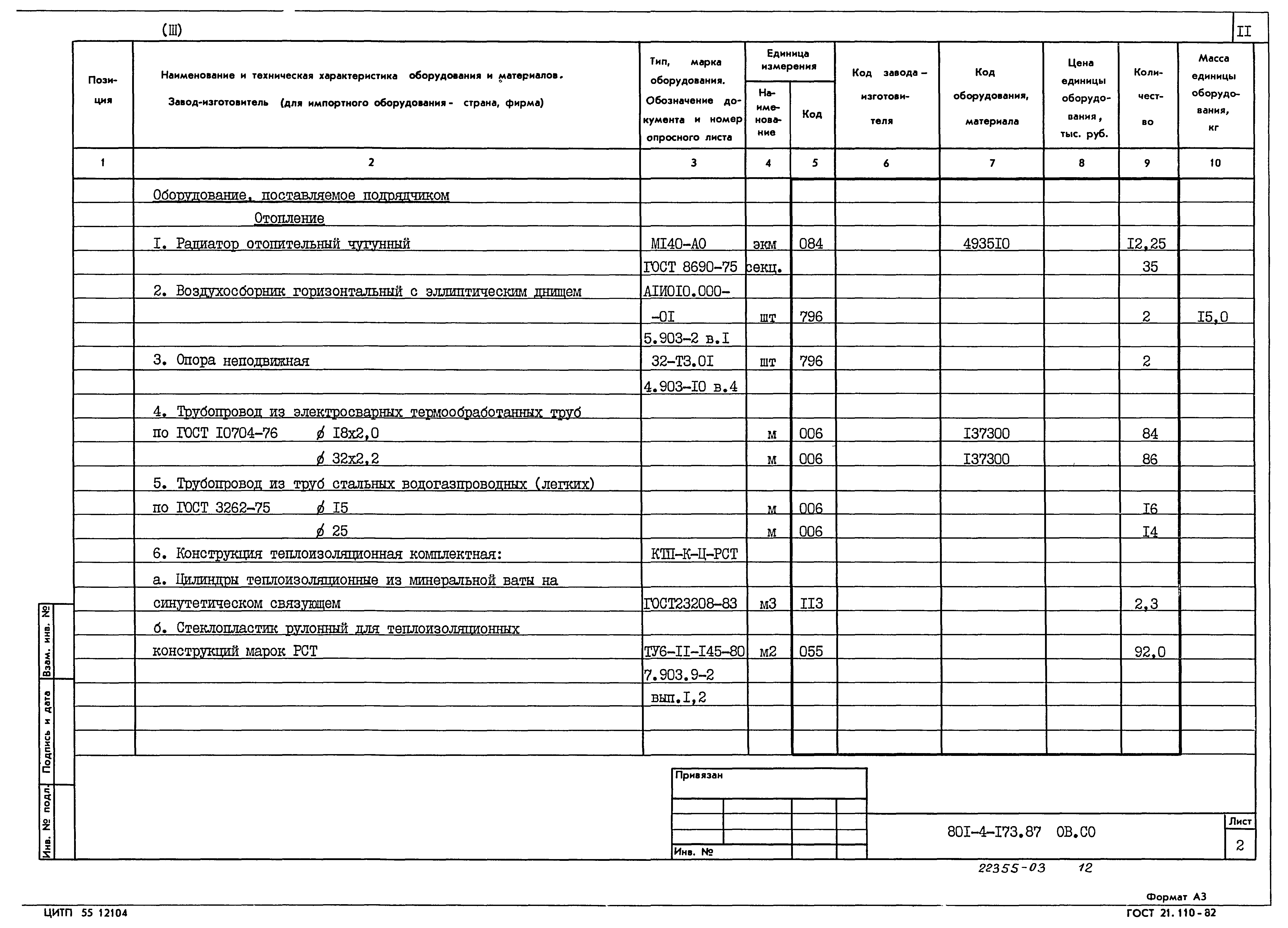 Типовой проект 801-4-173.87
