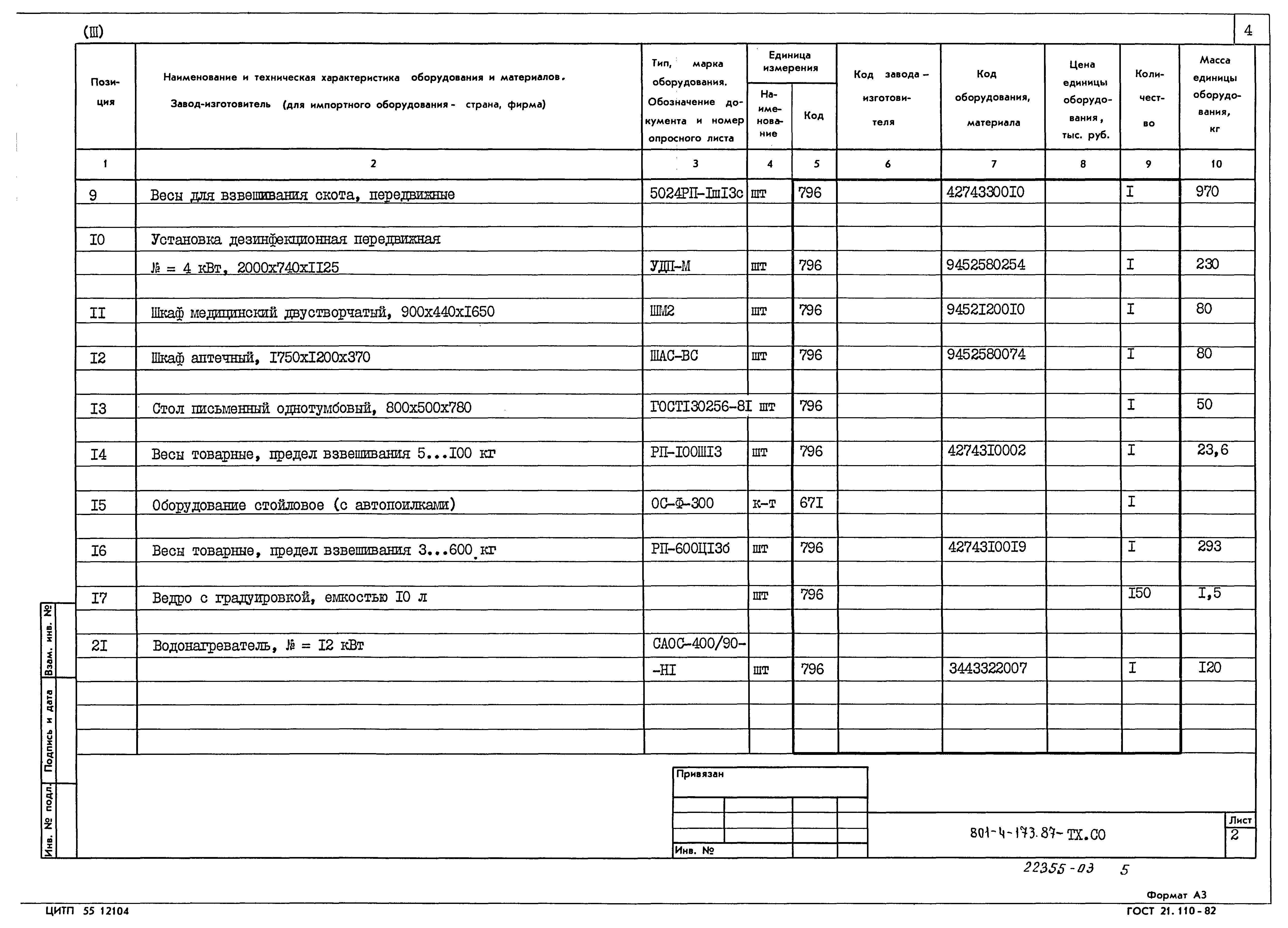 Типовой проект 801-4-173.87