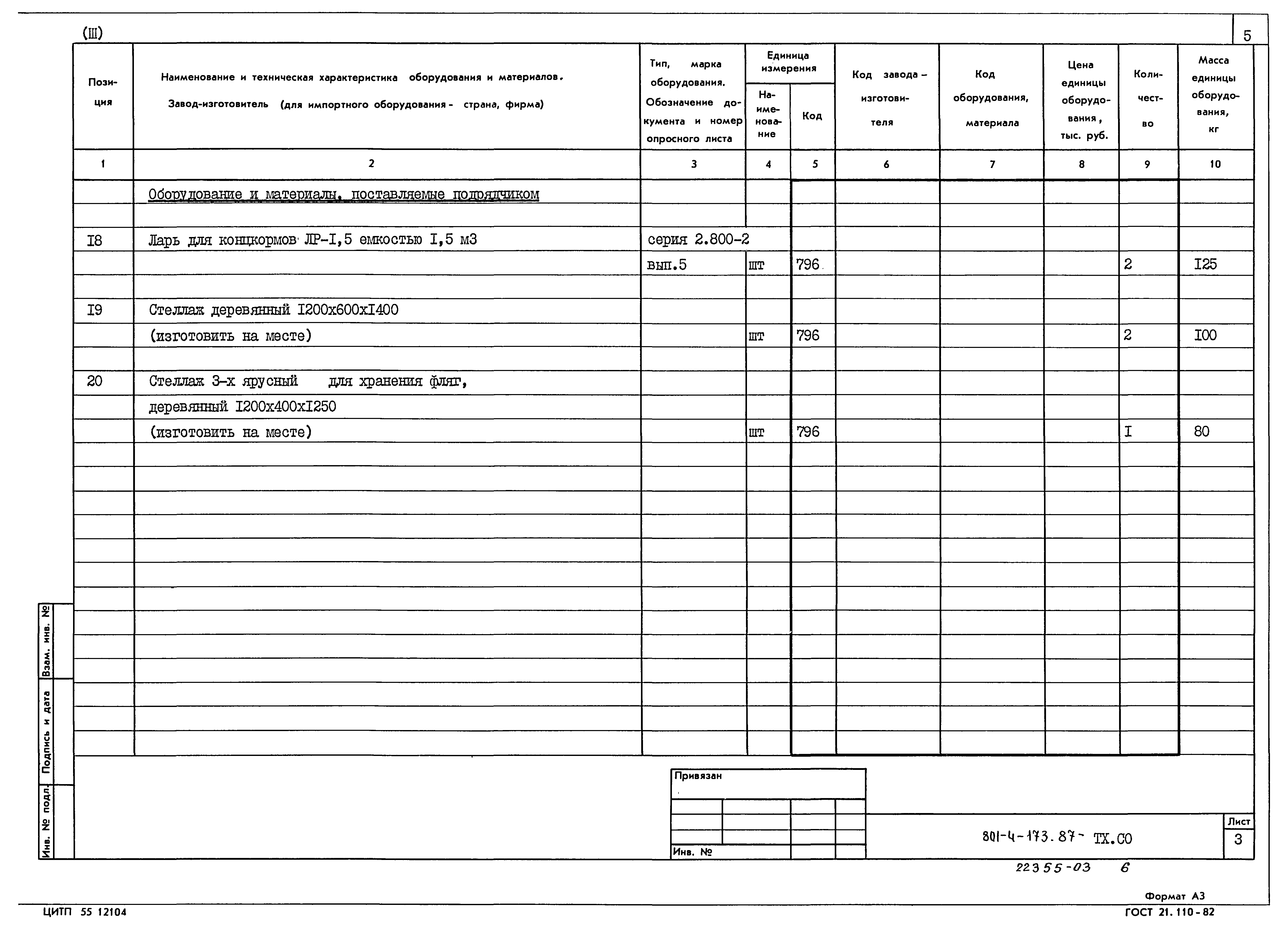 Типовой проект 801-4-173.87