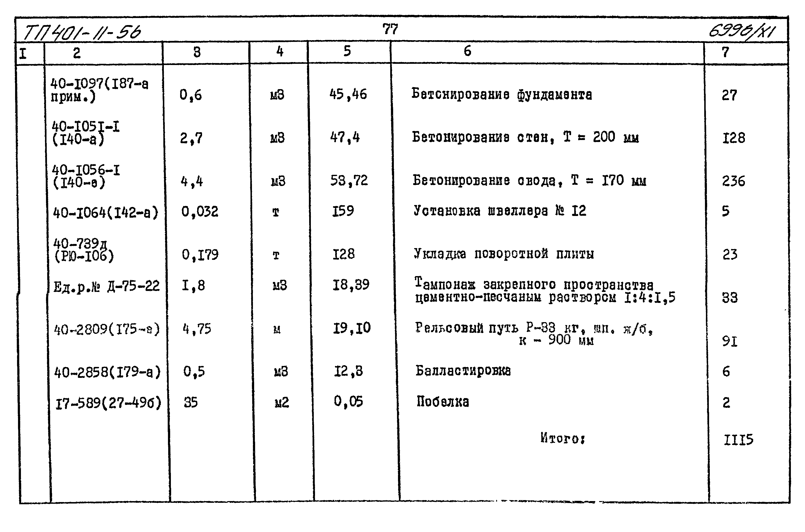 Типовой проект 401-11-56