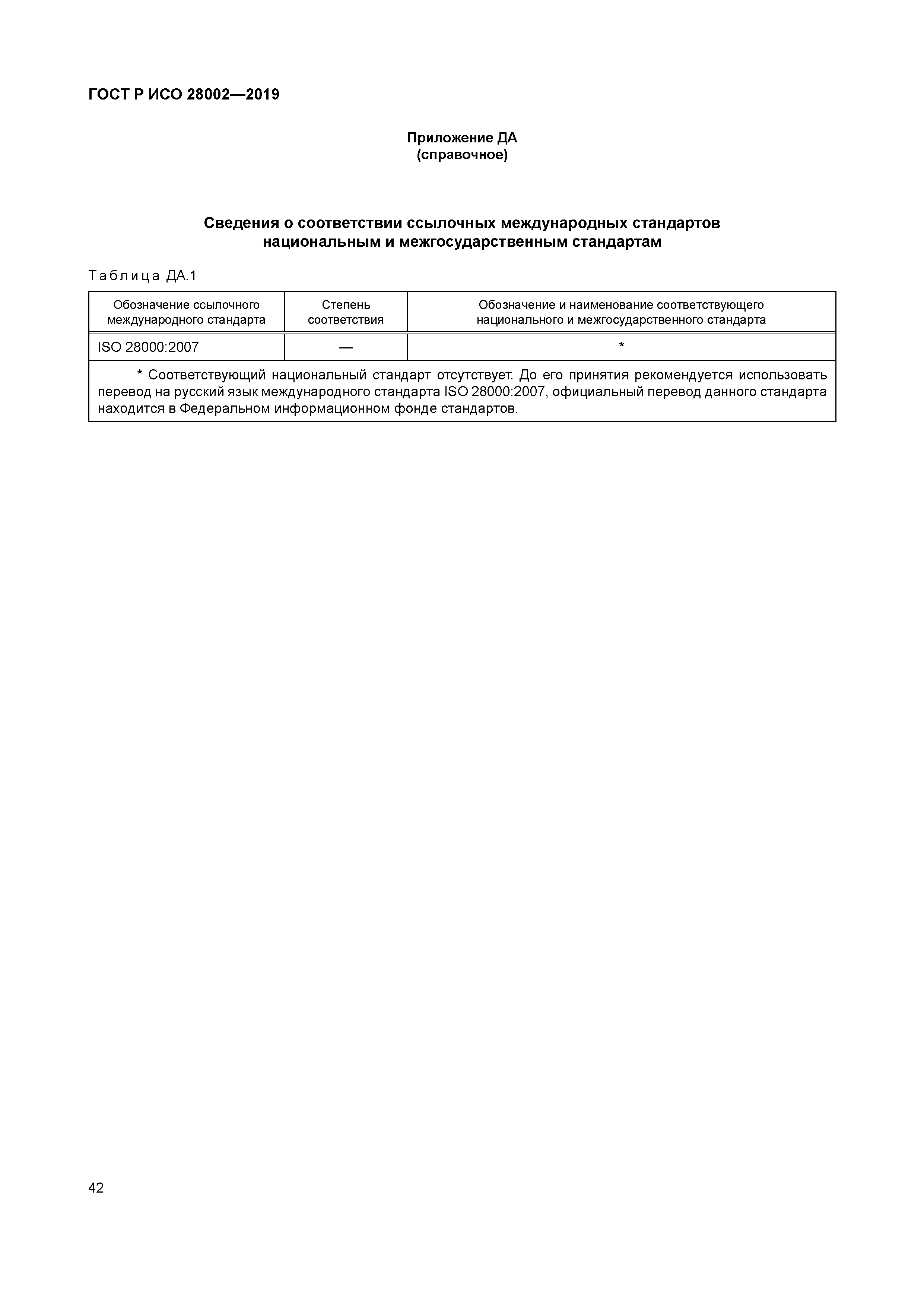 ГОСТ Р ИСО 28002-2019