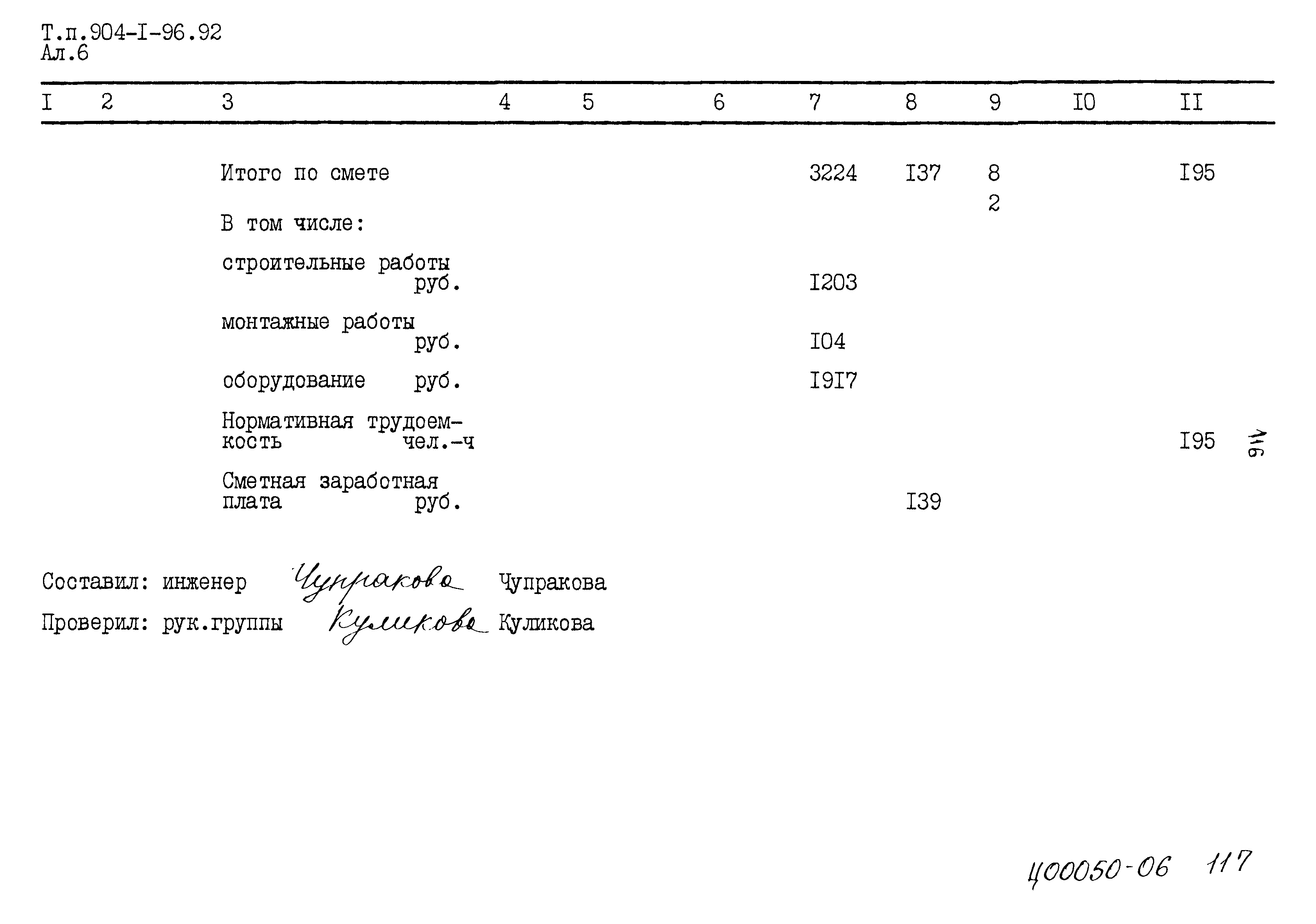 Типовой проект 904-1-96.92