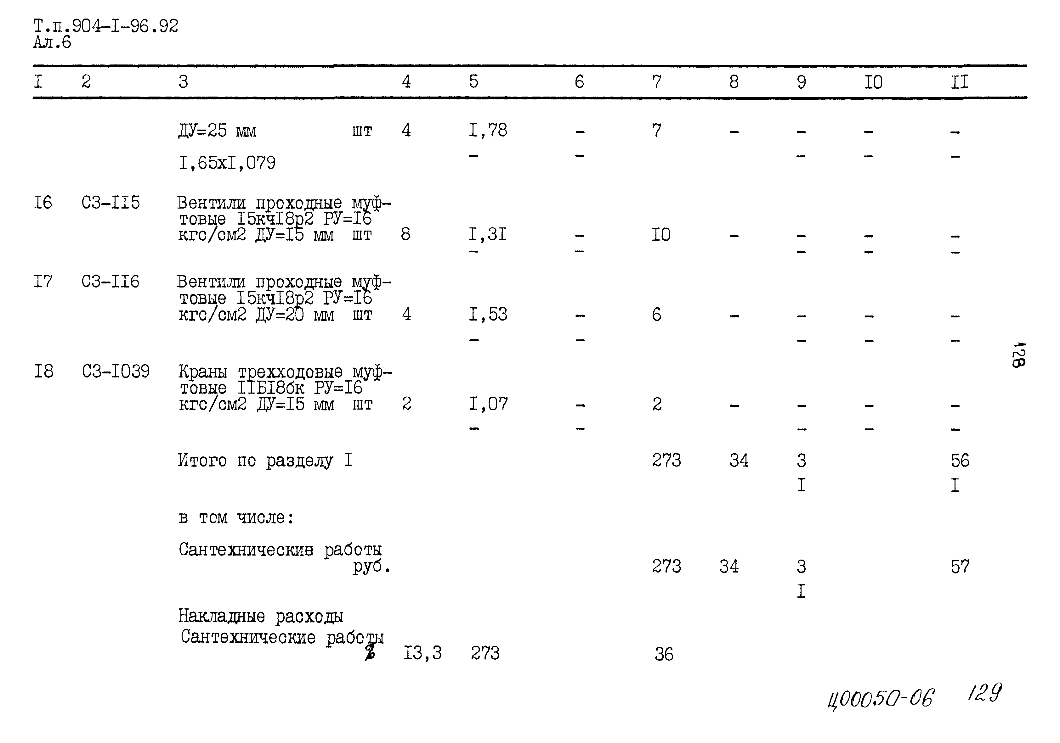 Типовой проект 904-1-96.92
