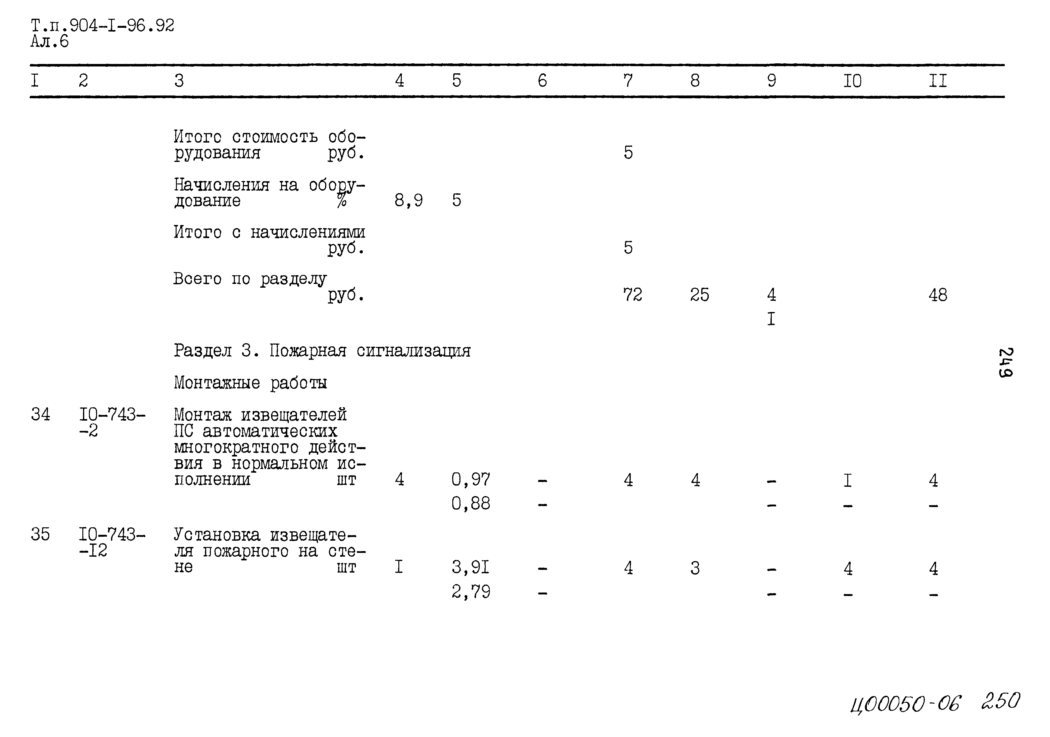 Типовой проект 904-1-96.92