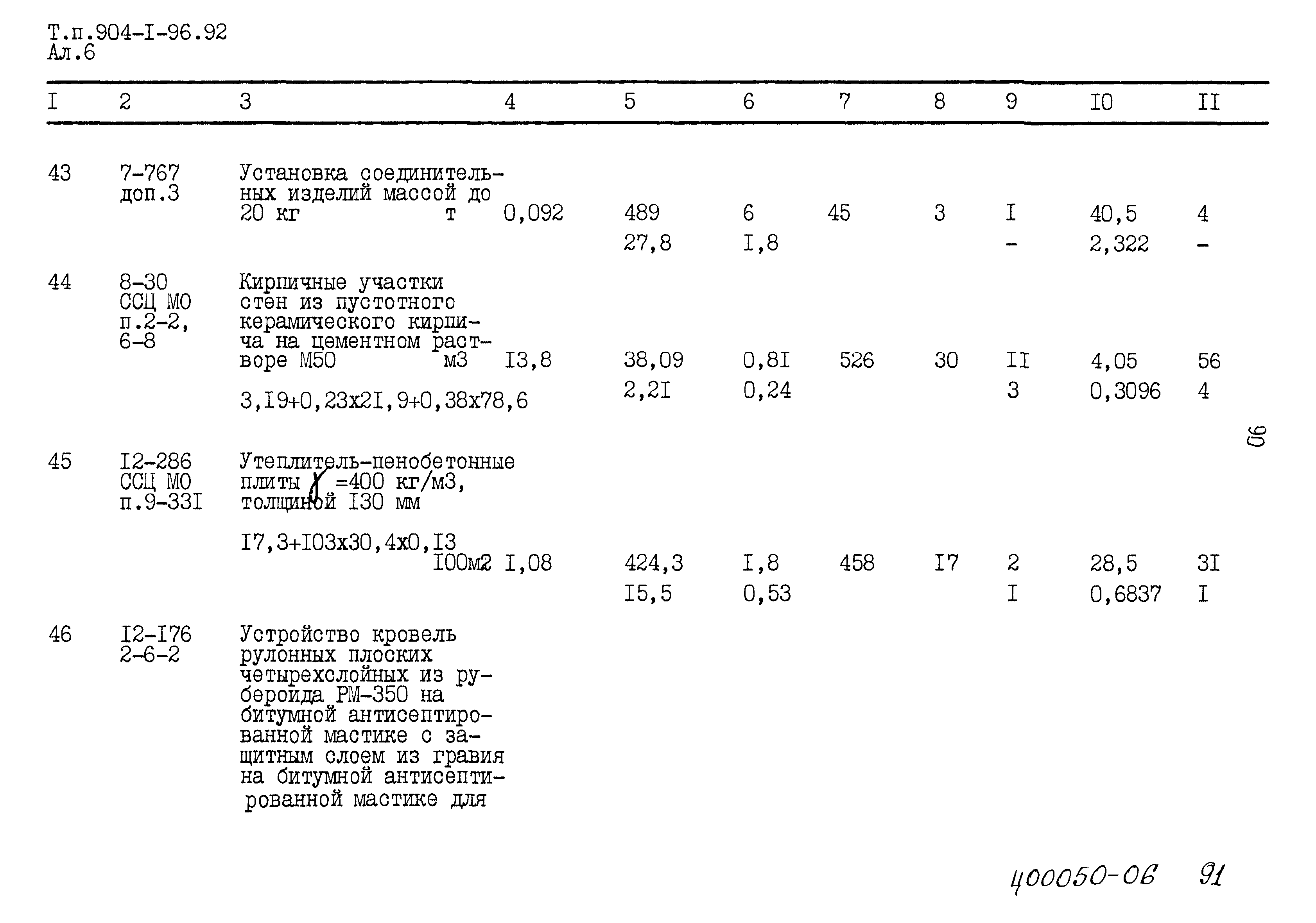 Типовой проект 904-1-96.92