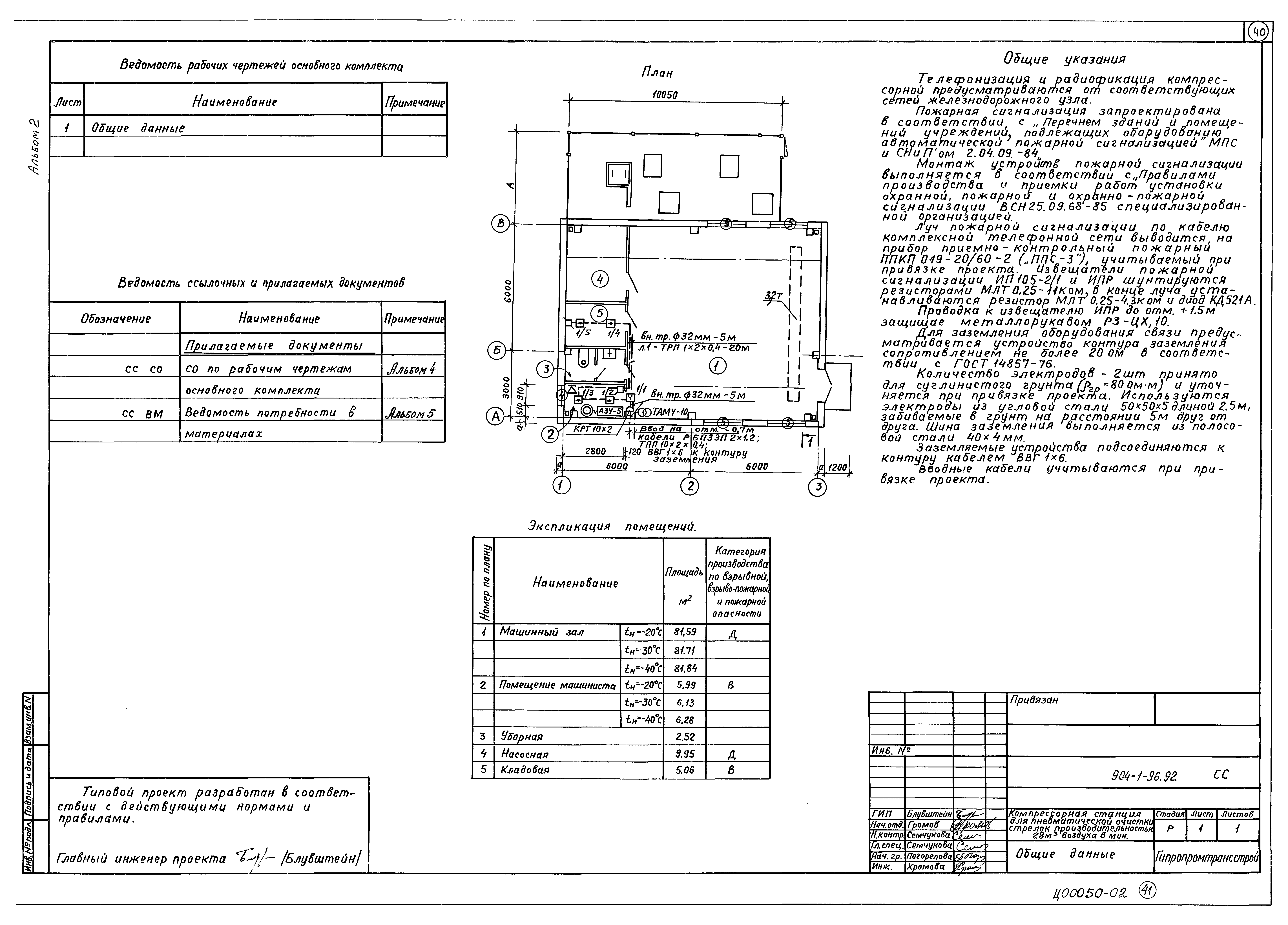 Типовой проект 904-1-96.92