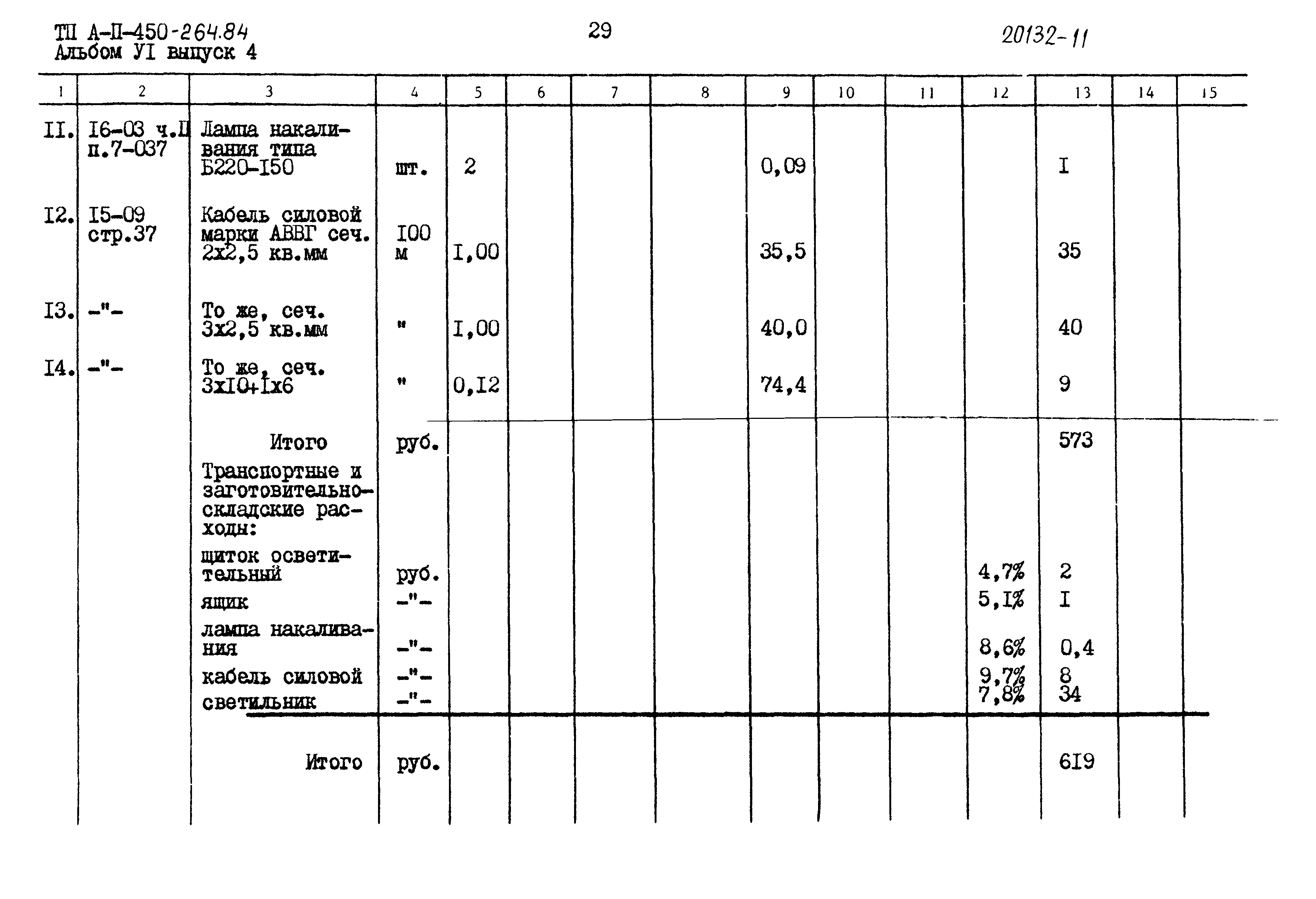 Типовой проект А-II-450-264.84