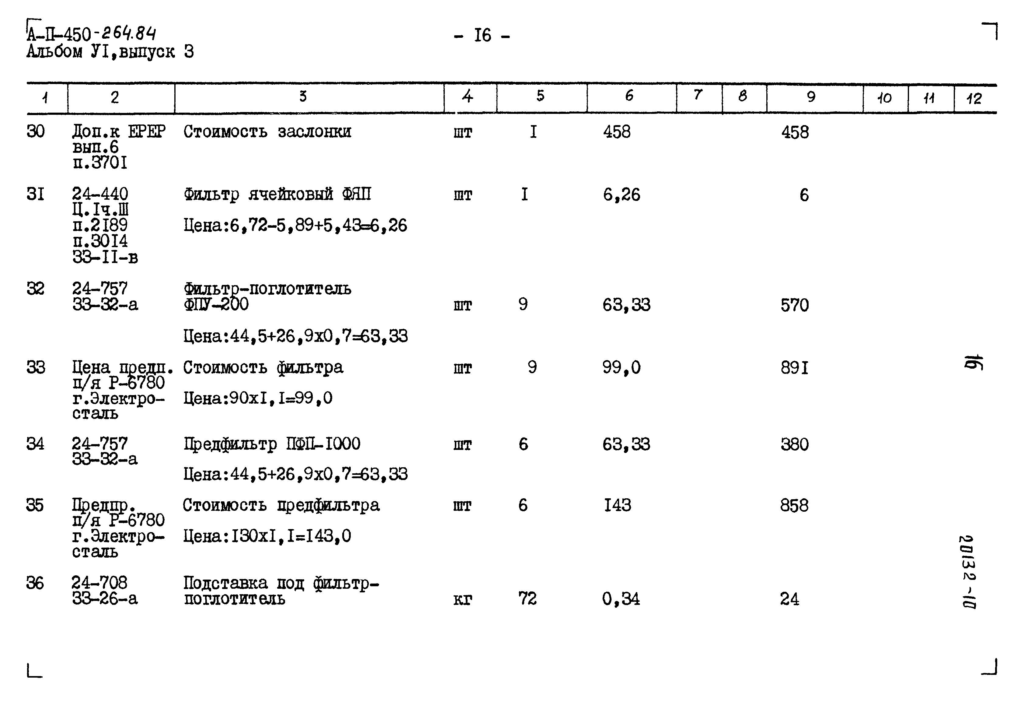 Типовой проект А-II-450-264.84