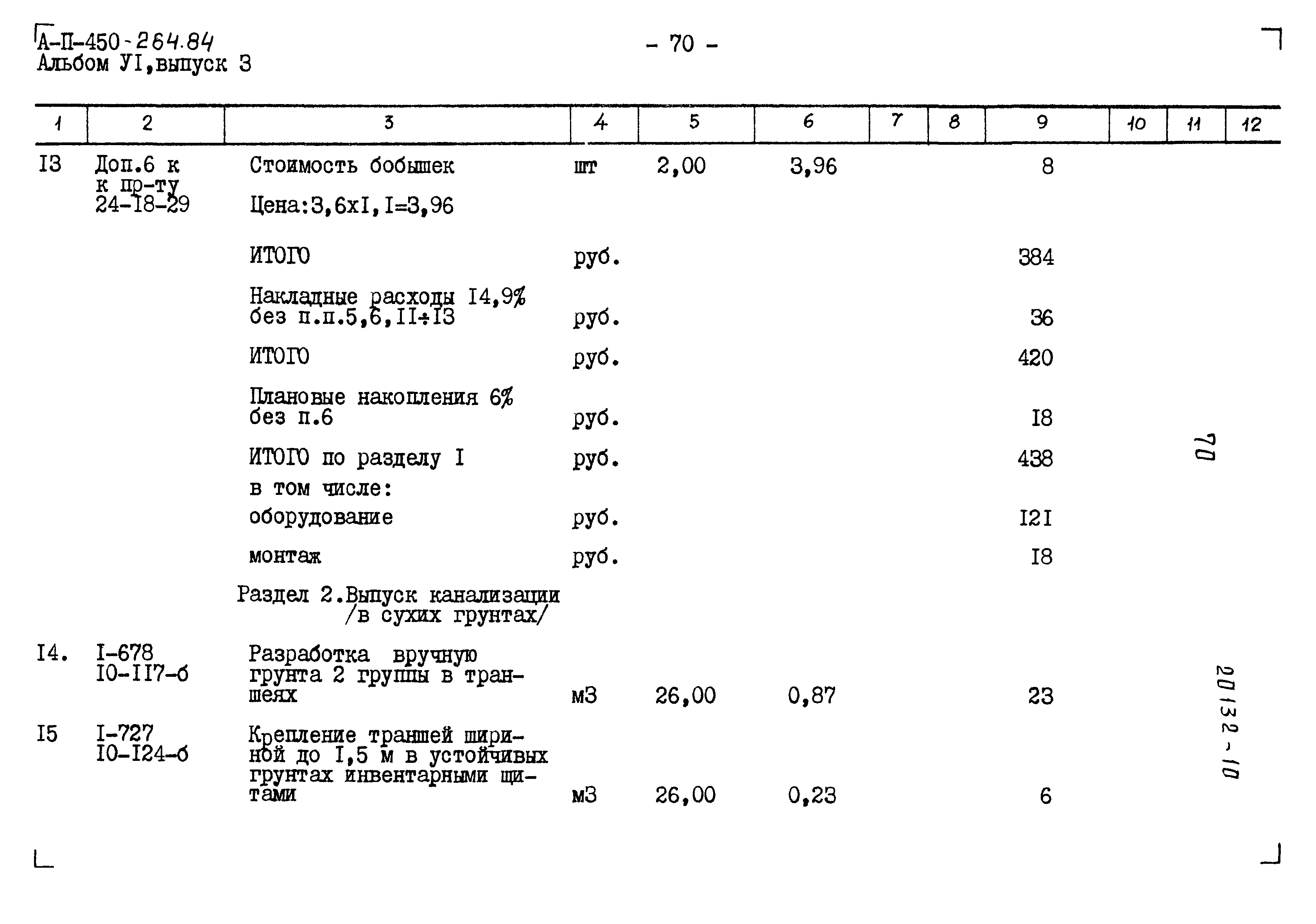 Типовой проект А-II-450-264.84