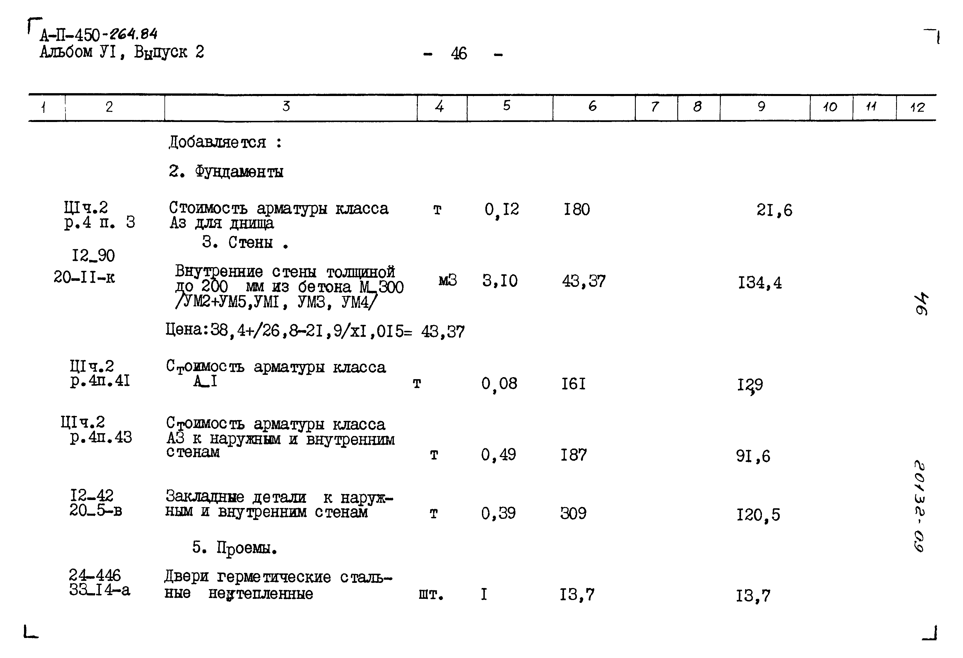 Типовой проект А-II-450-264.84