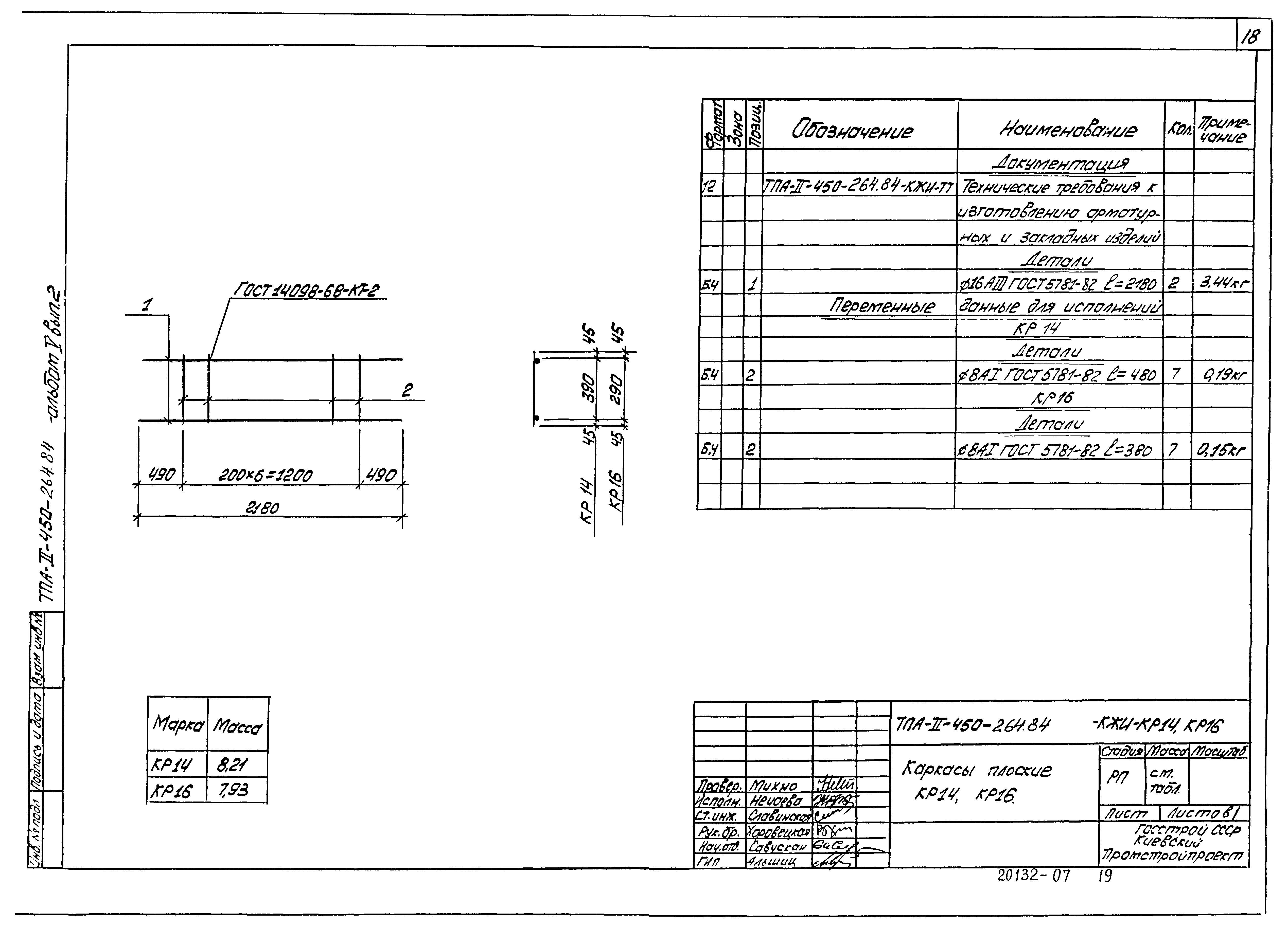 Типовой проект А-II-450-264.84