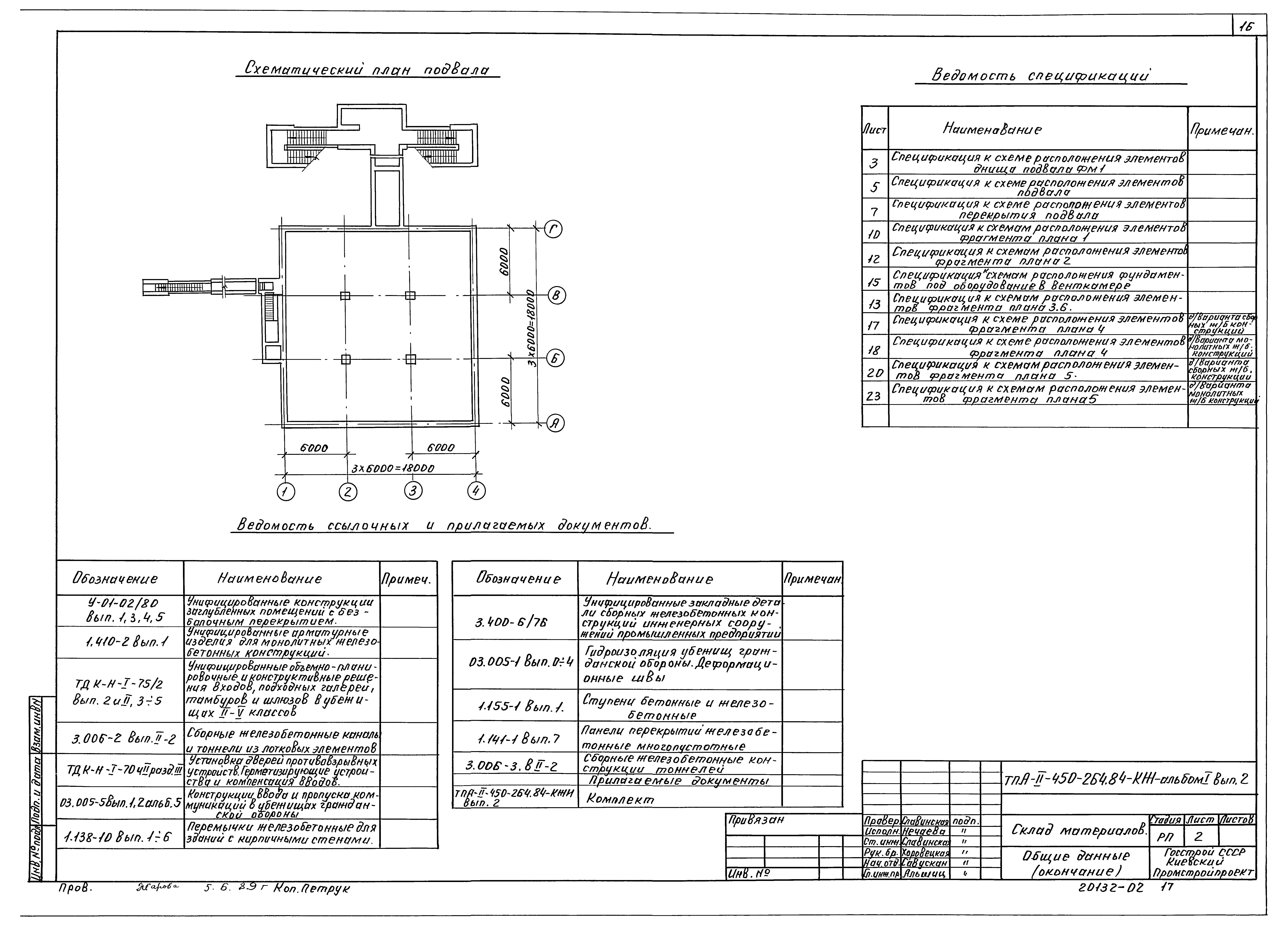 Типовой проект А-II-450-264.84